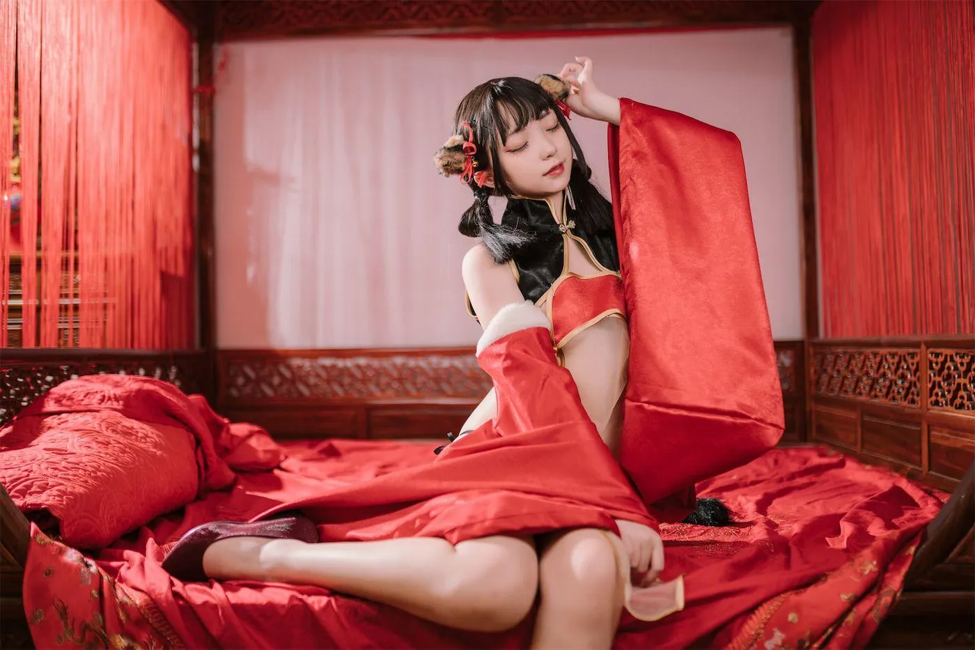 花铃 – NO.01 虎团团 [84P]插图6