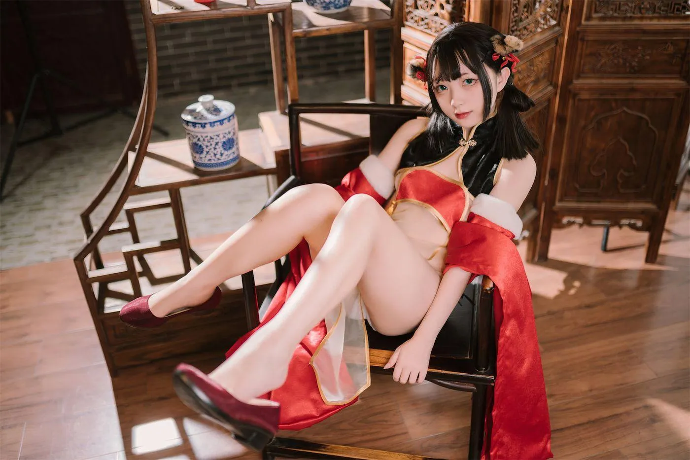 花铃 – NO.01 虎团团 [84P]插图8