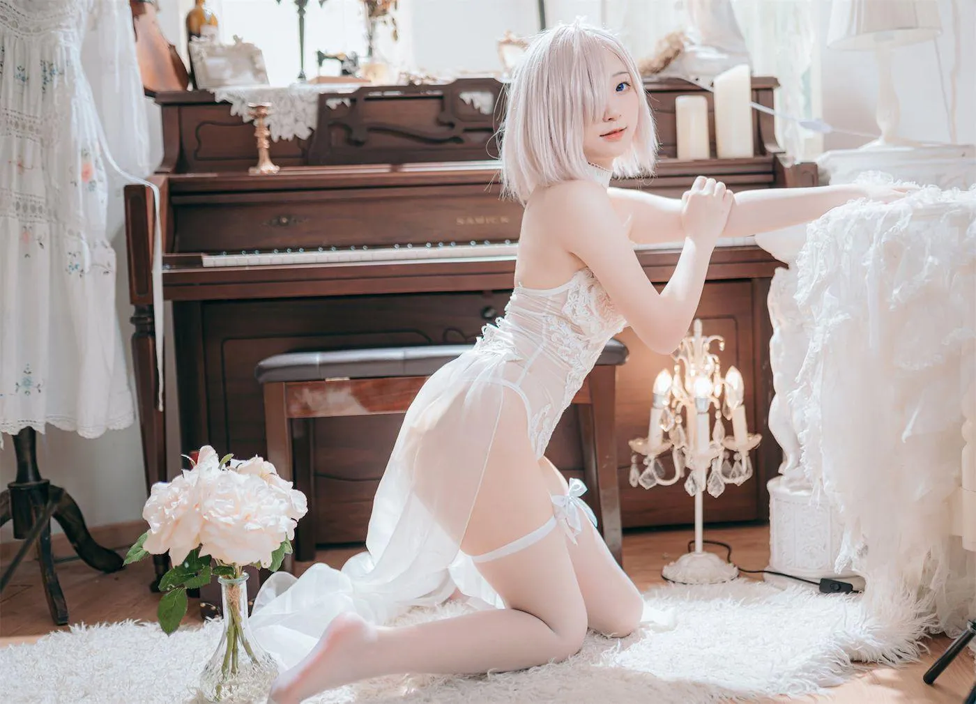 花铃 – NO.15 玛修婚纱 [63P]插图4