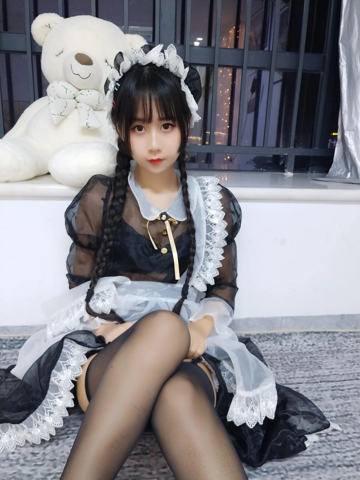 萌芽儿o0 – NO.04 透明女仆自拍 [26P]插图5