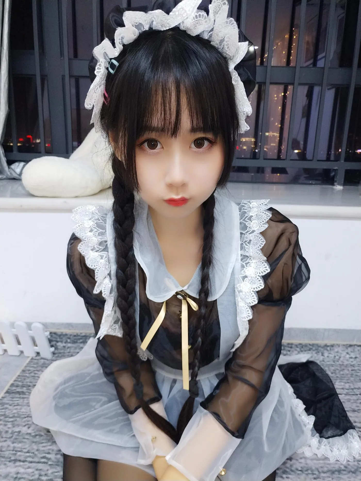 萌芽儿o0 – NO.04 透明女仆自拍 [26P]插图7