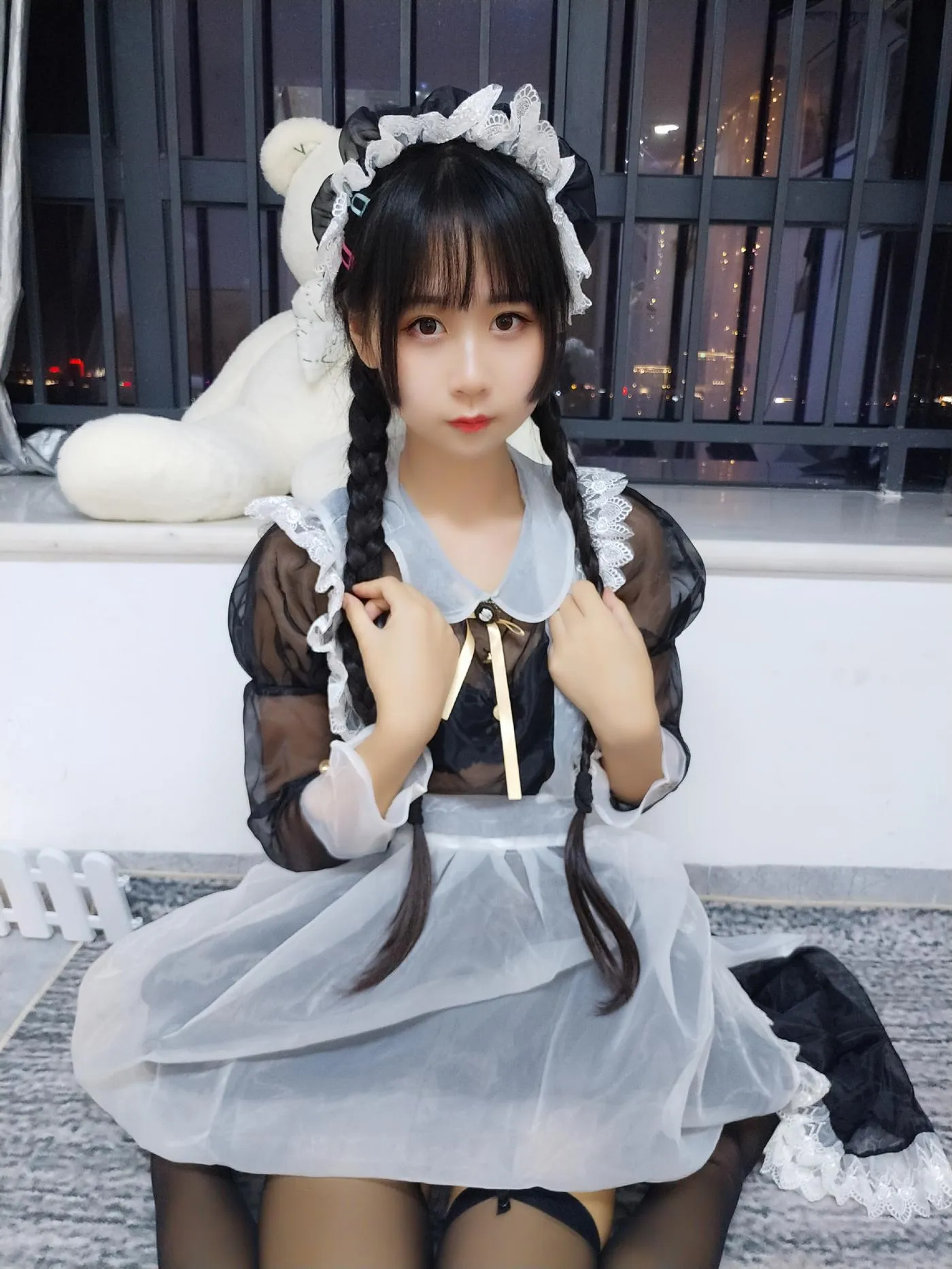 萌芽儿o0 – NO.04 透明女仆自拍 [26P]插图8