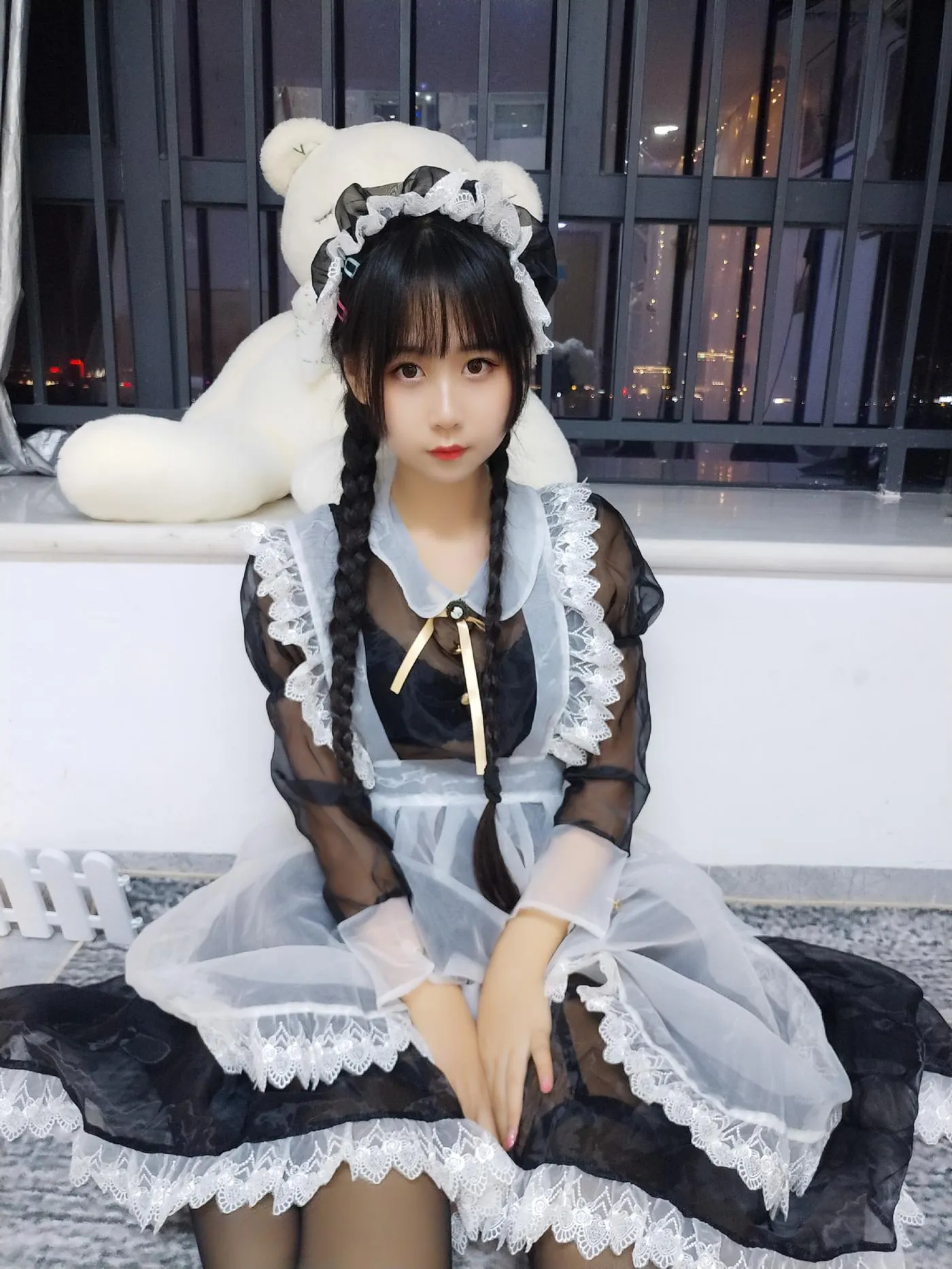 萌芽儿o0 – NO.04 透明女仆自拍 [26P]插图9