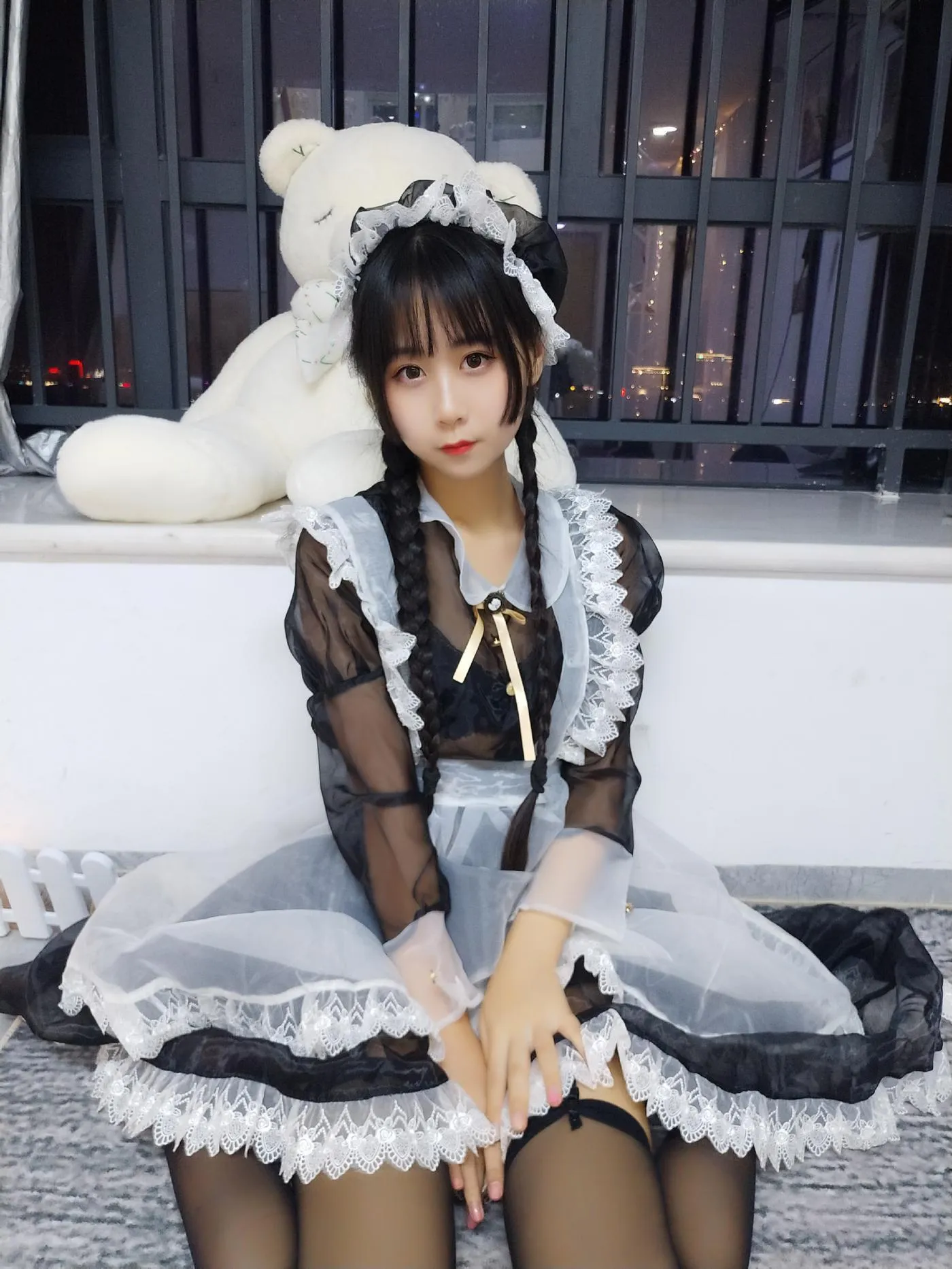 萌芽儿o0 – NO.04 透明女仆自拍 [26P]插图