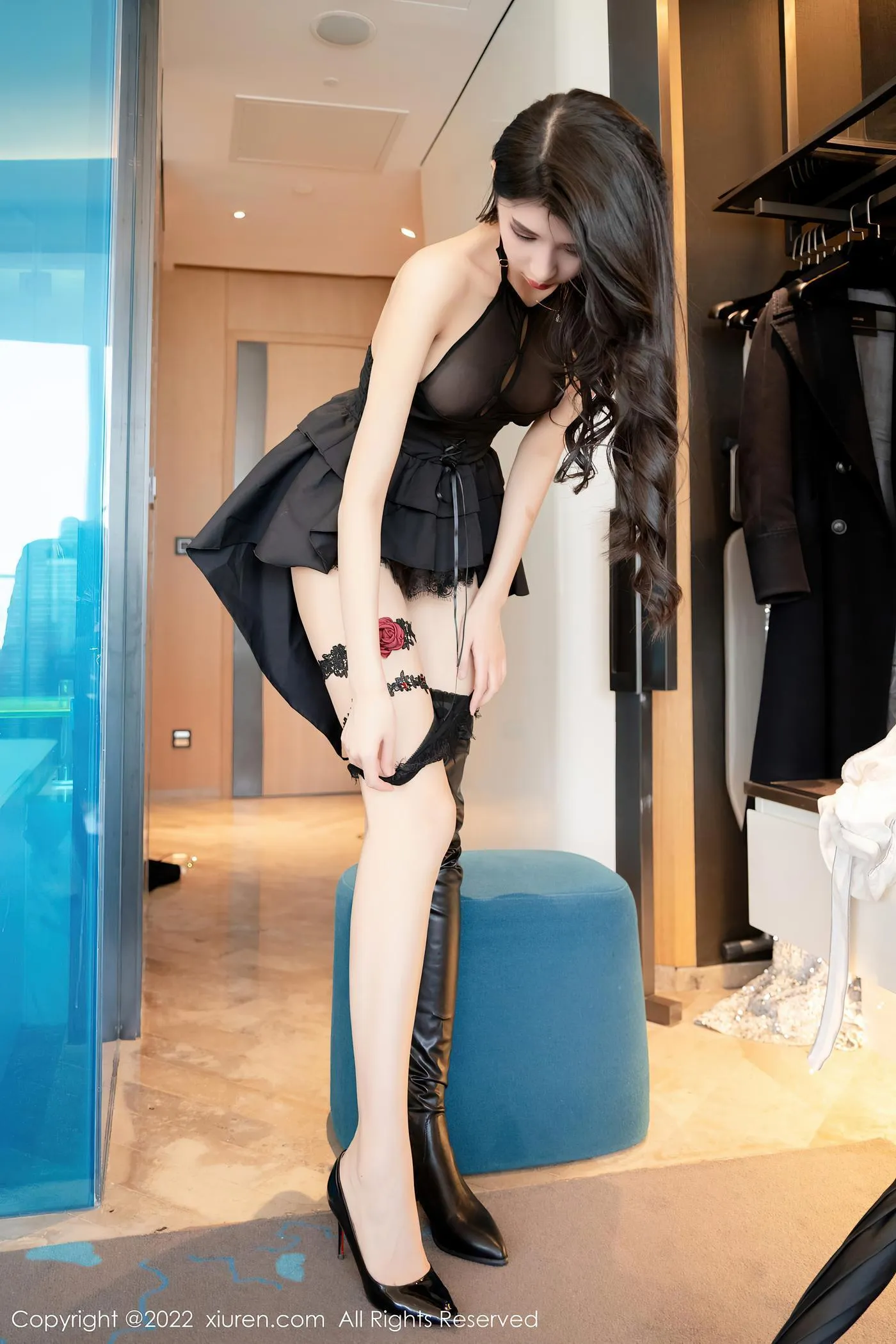[XIUREN秀人网] 2022.05.05 NO.4958 葛征 净高184cm [49P]插图2