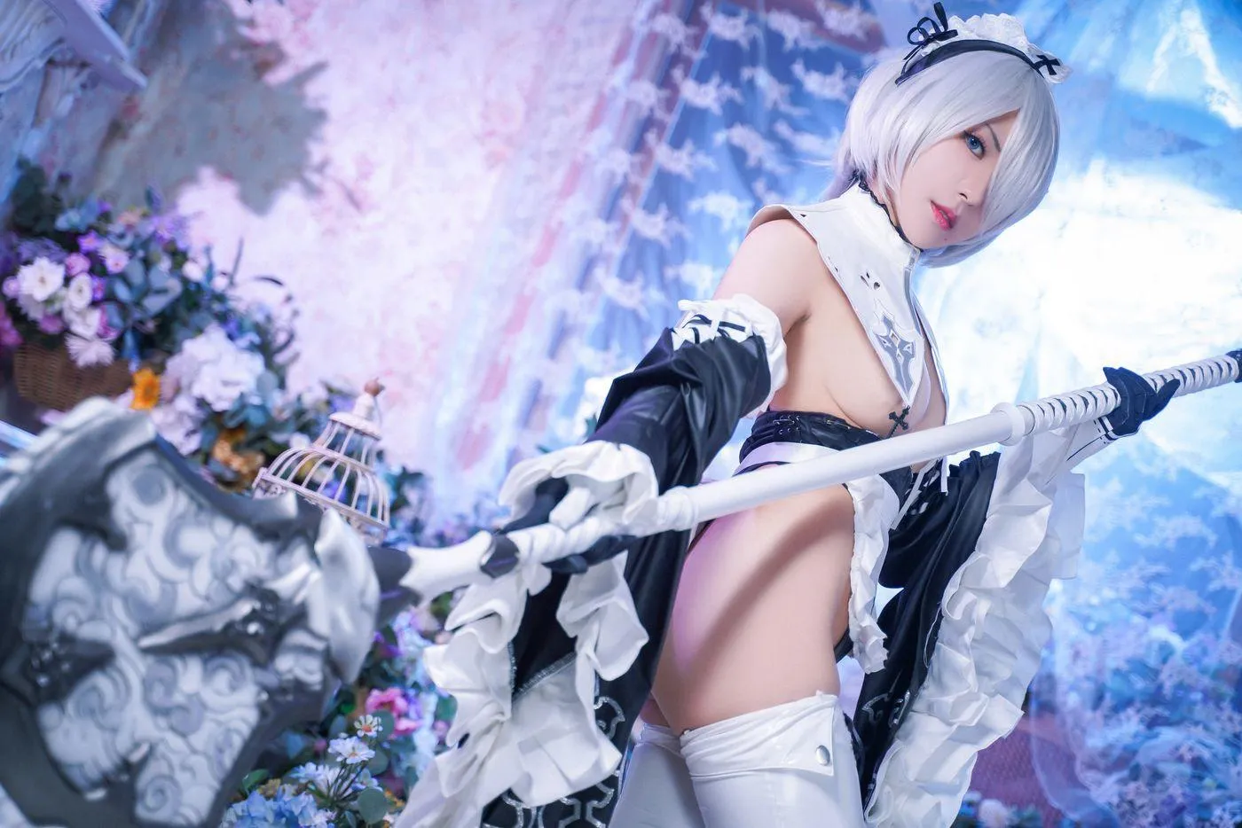 虎森森 – NO.04 2B女仆 [15P]插图5