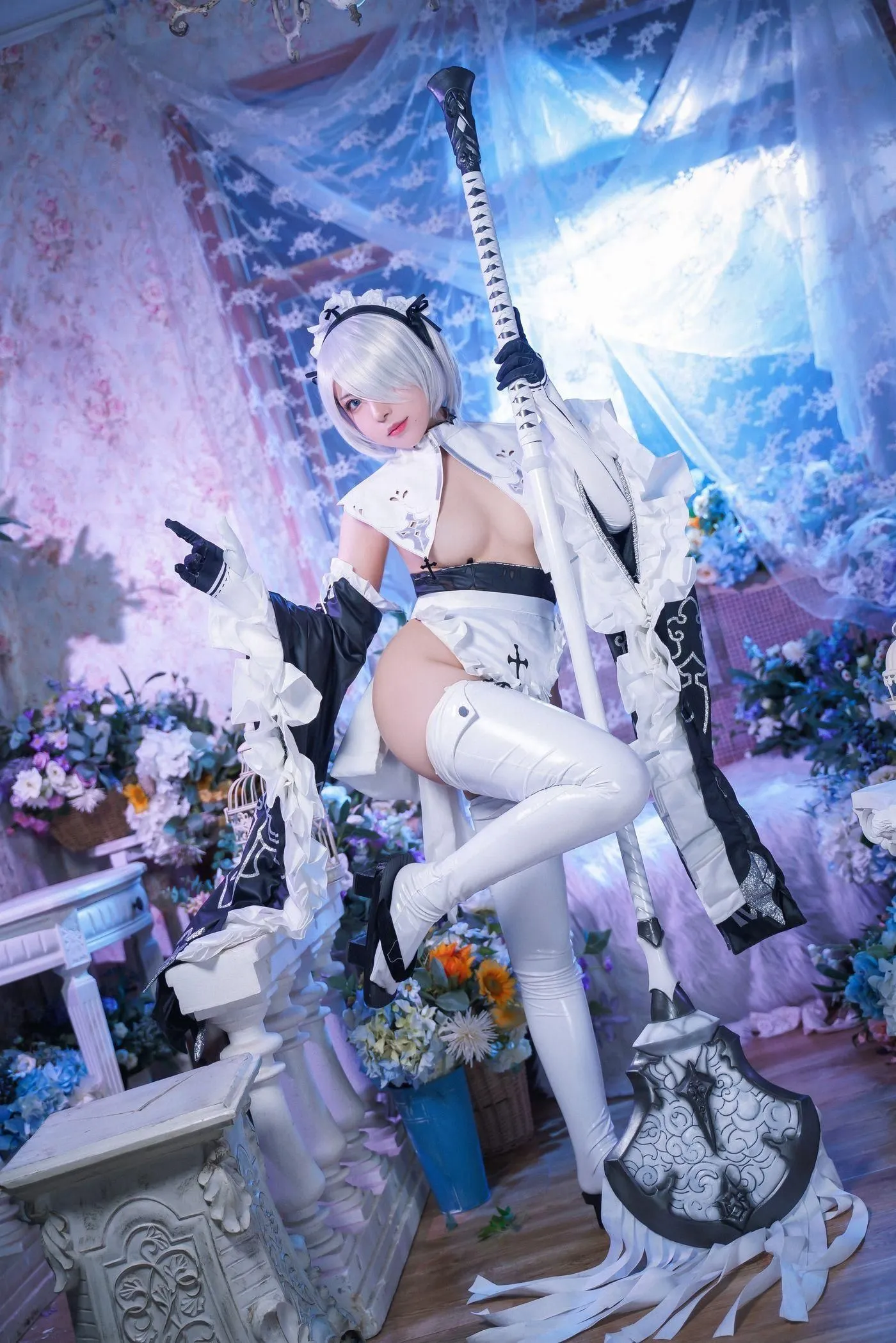 虎森森 – NO.04 2B女仆 [15P]插图6