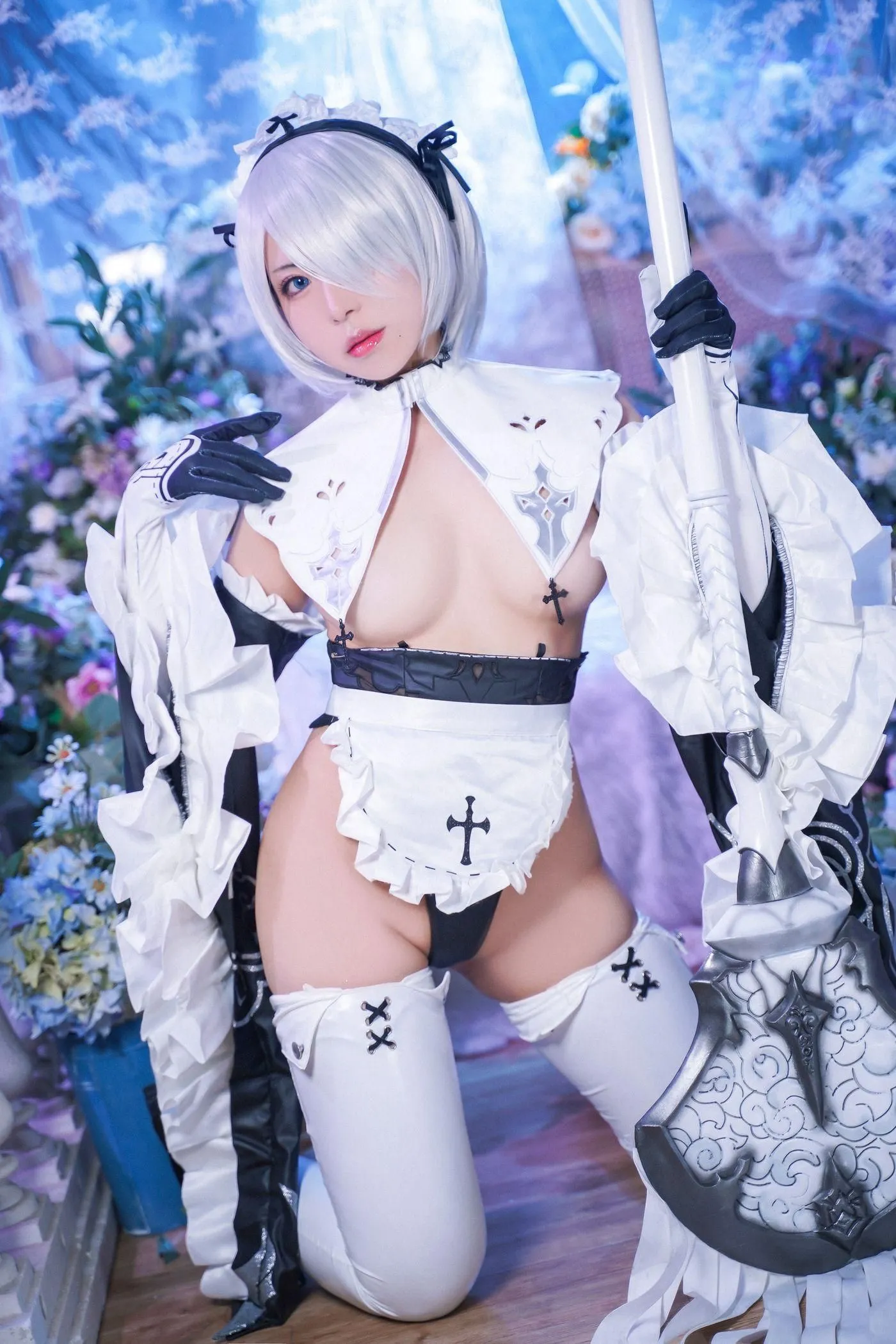 虎森森 – NO.04 2B女仆 [15P]插图