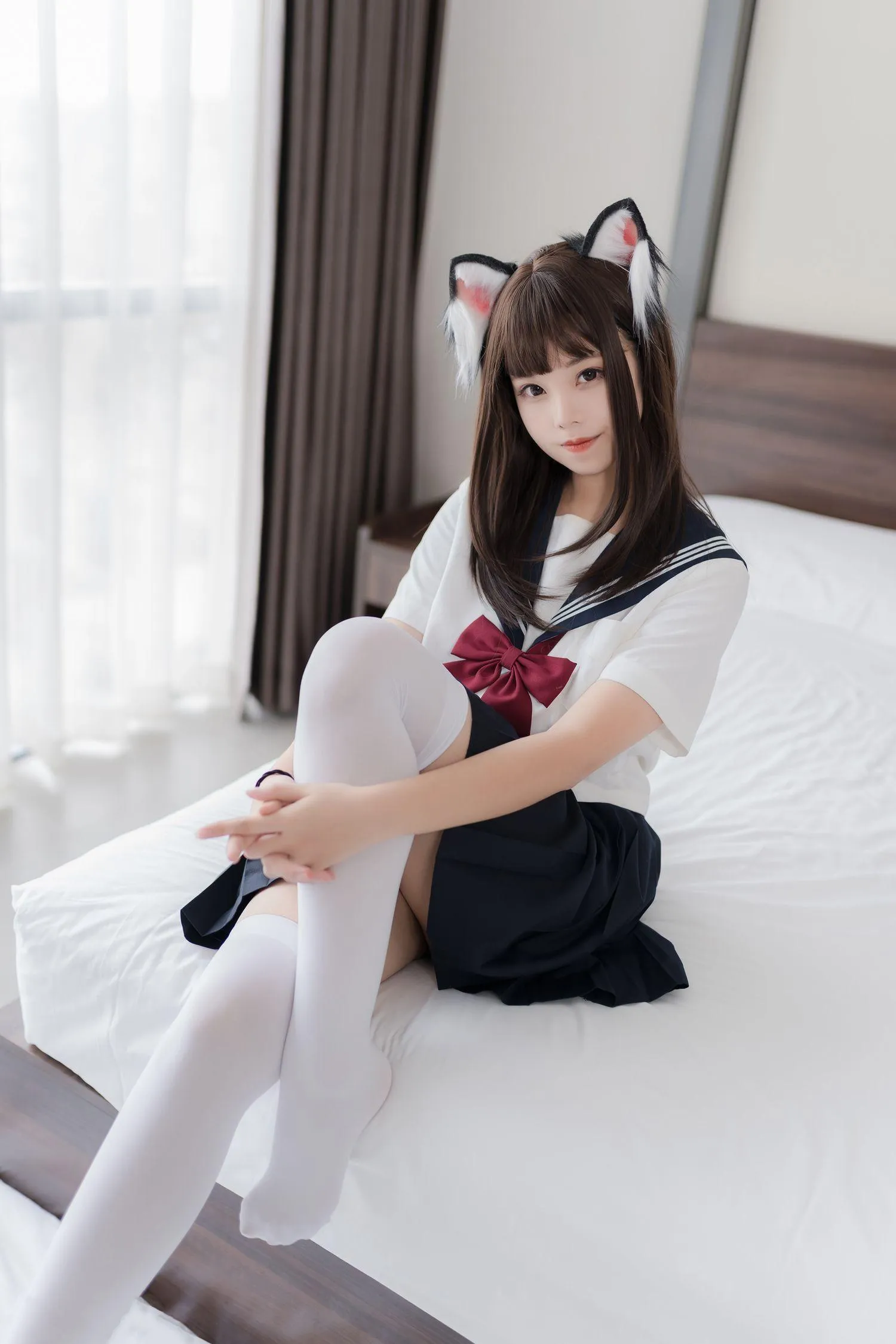 蜜汁猫裘 NO.005 猫耳JK [40P]插图2
