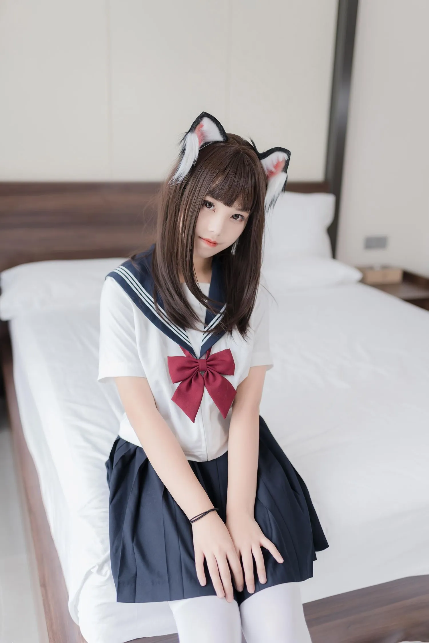 蜜汁猫裘 NO.005 猫耳JK [40P]插图7