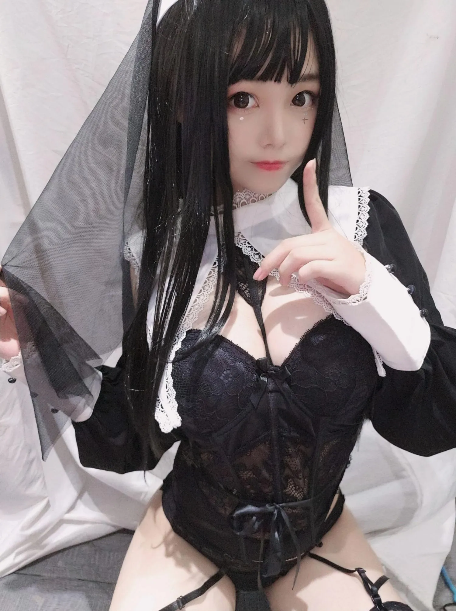蜜汁猫裘 NO.006 修女 [25P]插图7