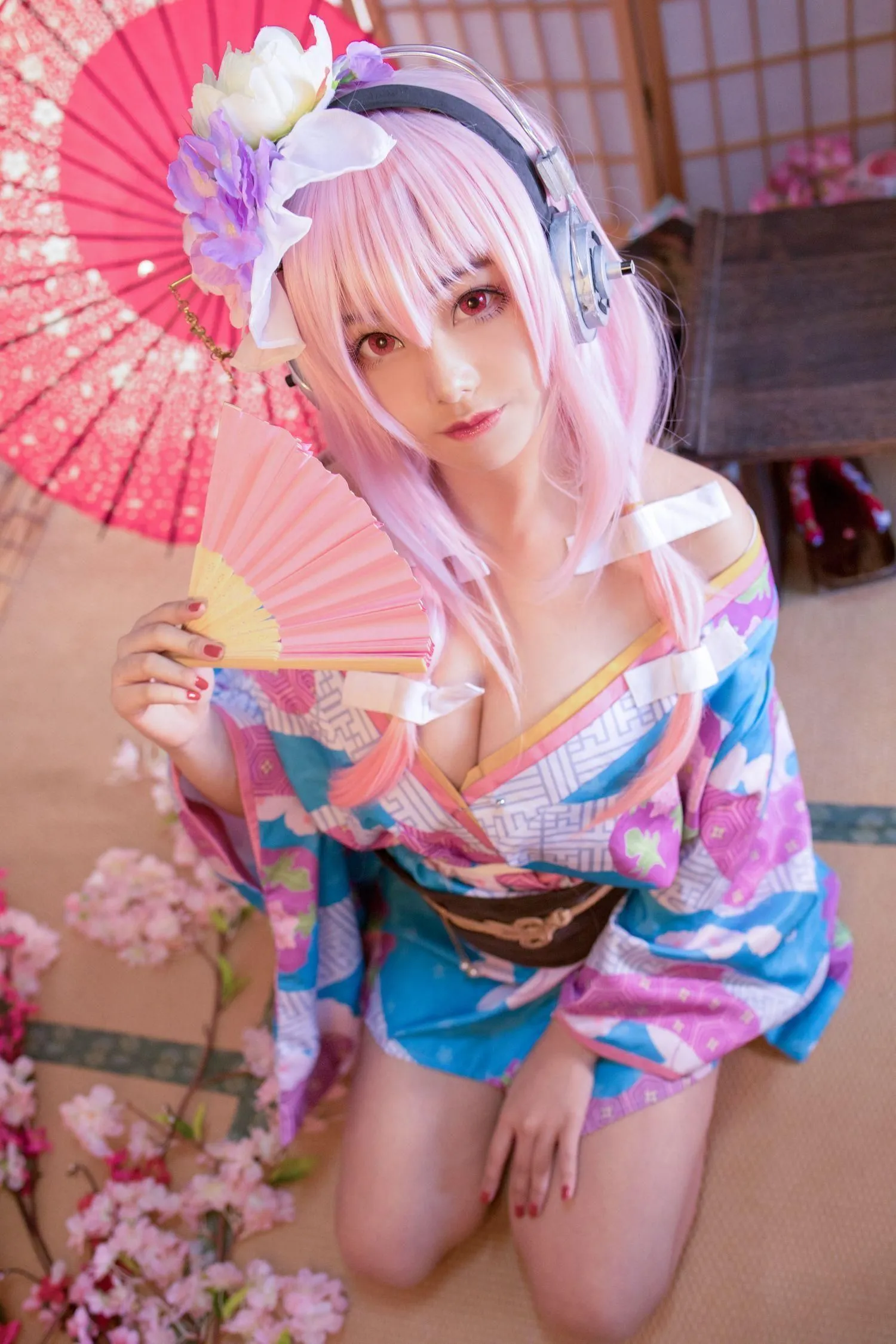 蜜汁猫裘 NO.019 索尼子和服 [19P]插图2
