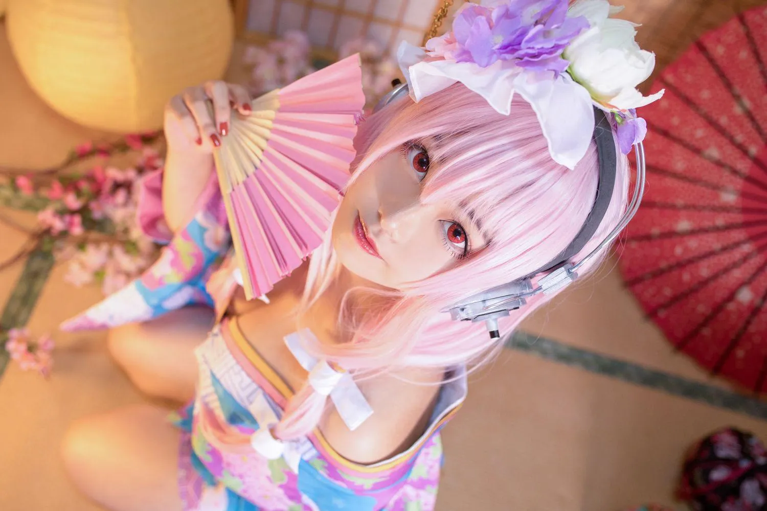 蜜汁猫裘 NO.019 索尼子和服 [19P]插图3
