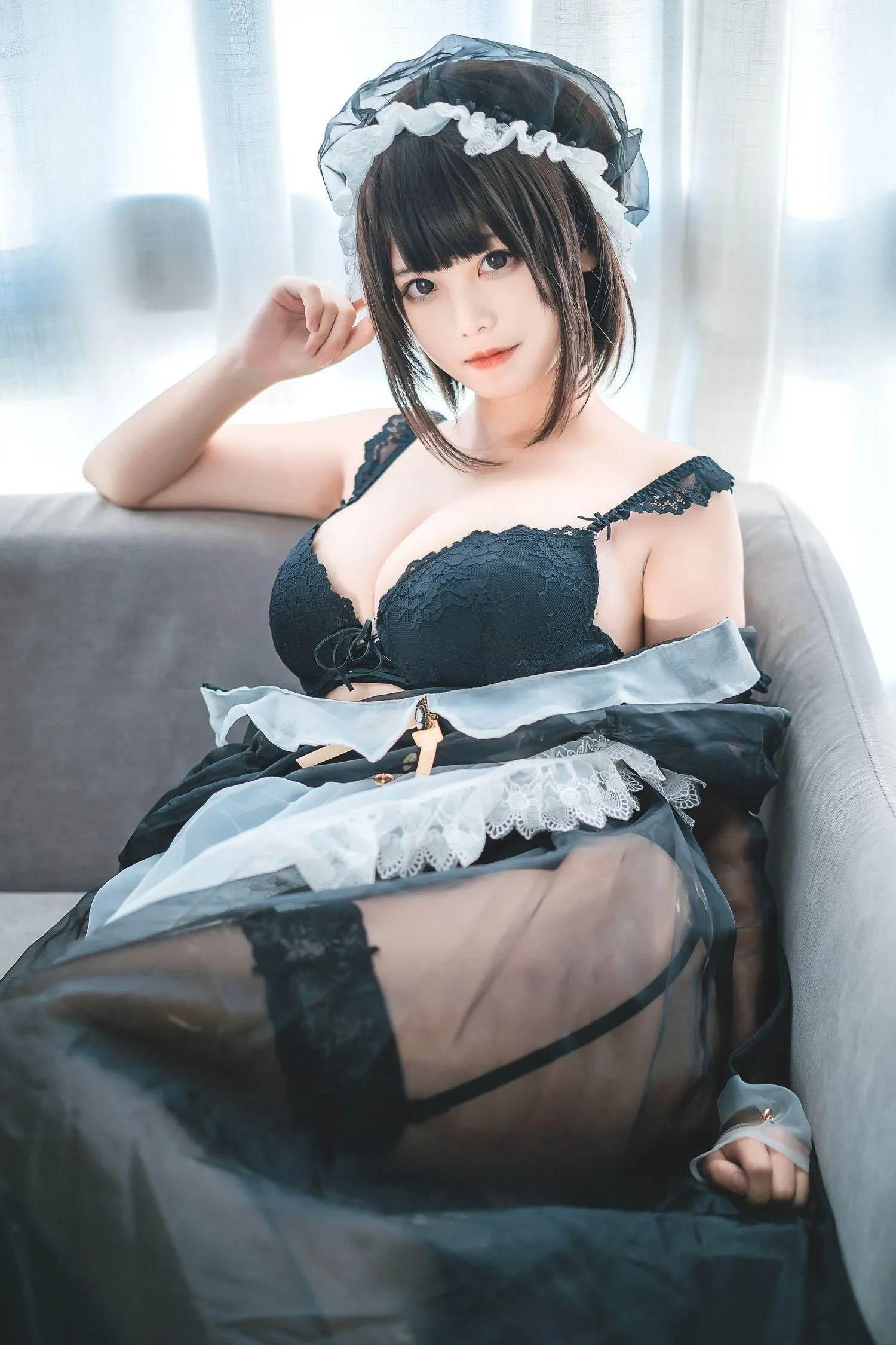 蜜汁猫裘 NO.021 透明女仆 [30P]插图6