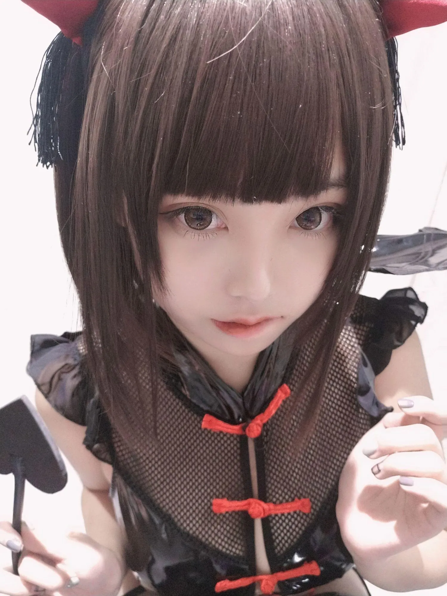 蜜汁猫裘 NO.023 小恶魔自拍 [28P]插图5