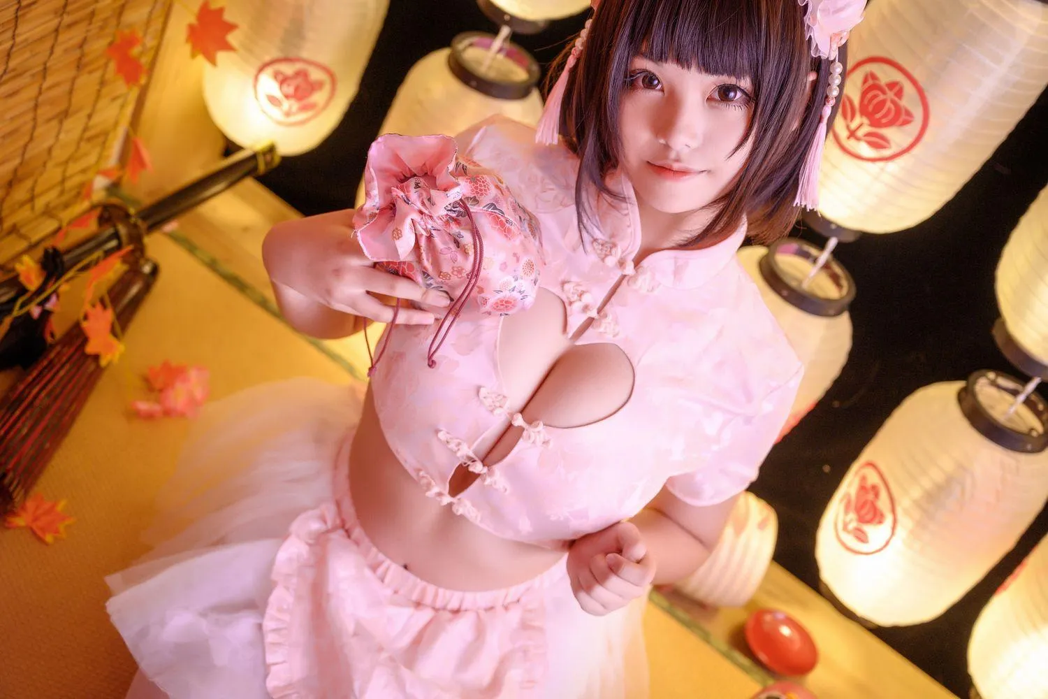 蜜汁猫裘 NO.029 中华娘正片 [34P]插图1