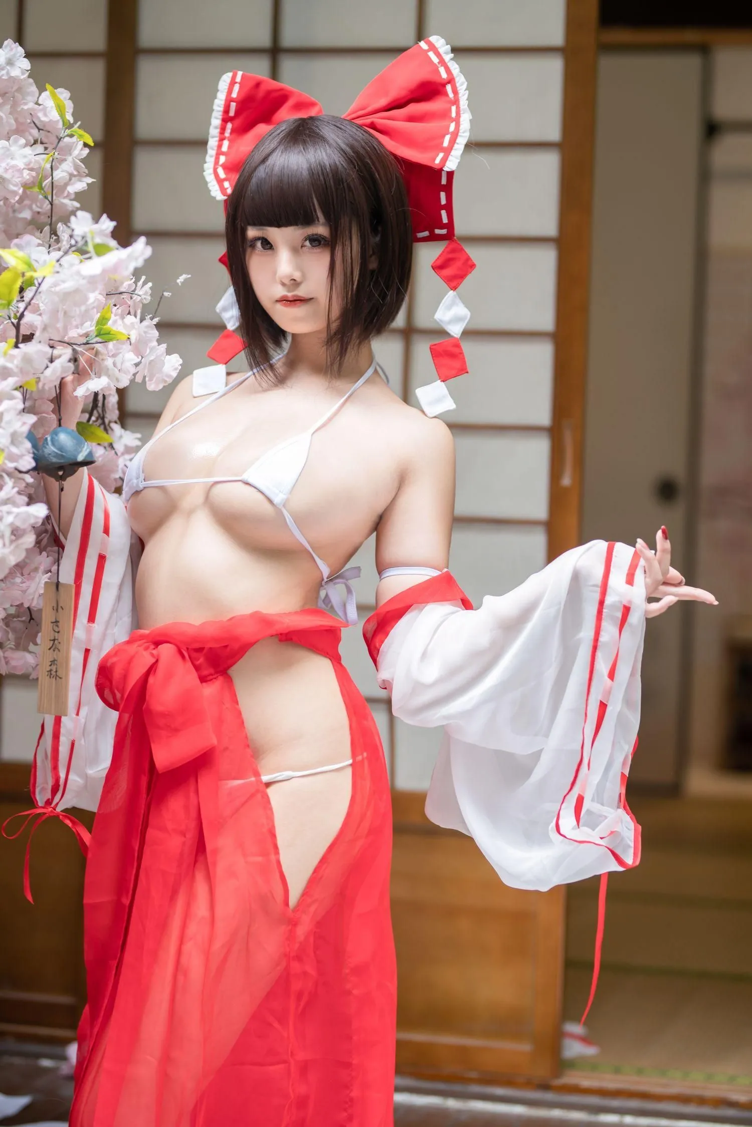 蜜汁猫裘 NO.043 透明巫女姐姐-正片 [41P]插图6