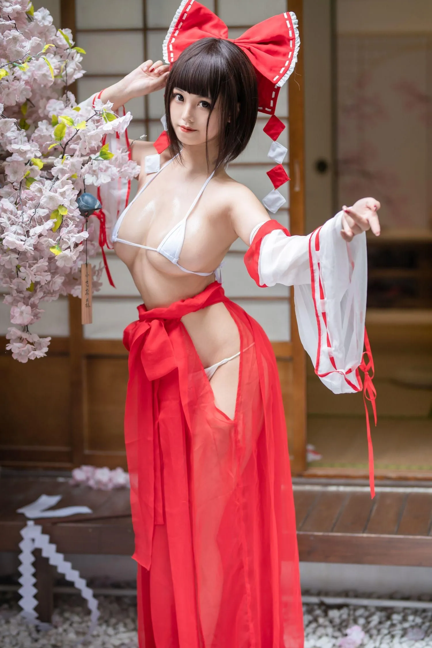 蜜汁猫裘 NO.043 透明巫女姐姐-正片 [41P]插图