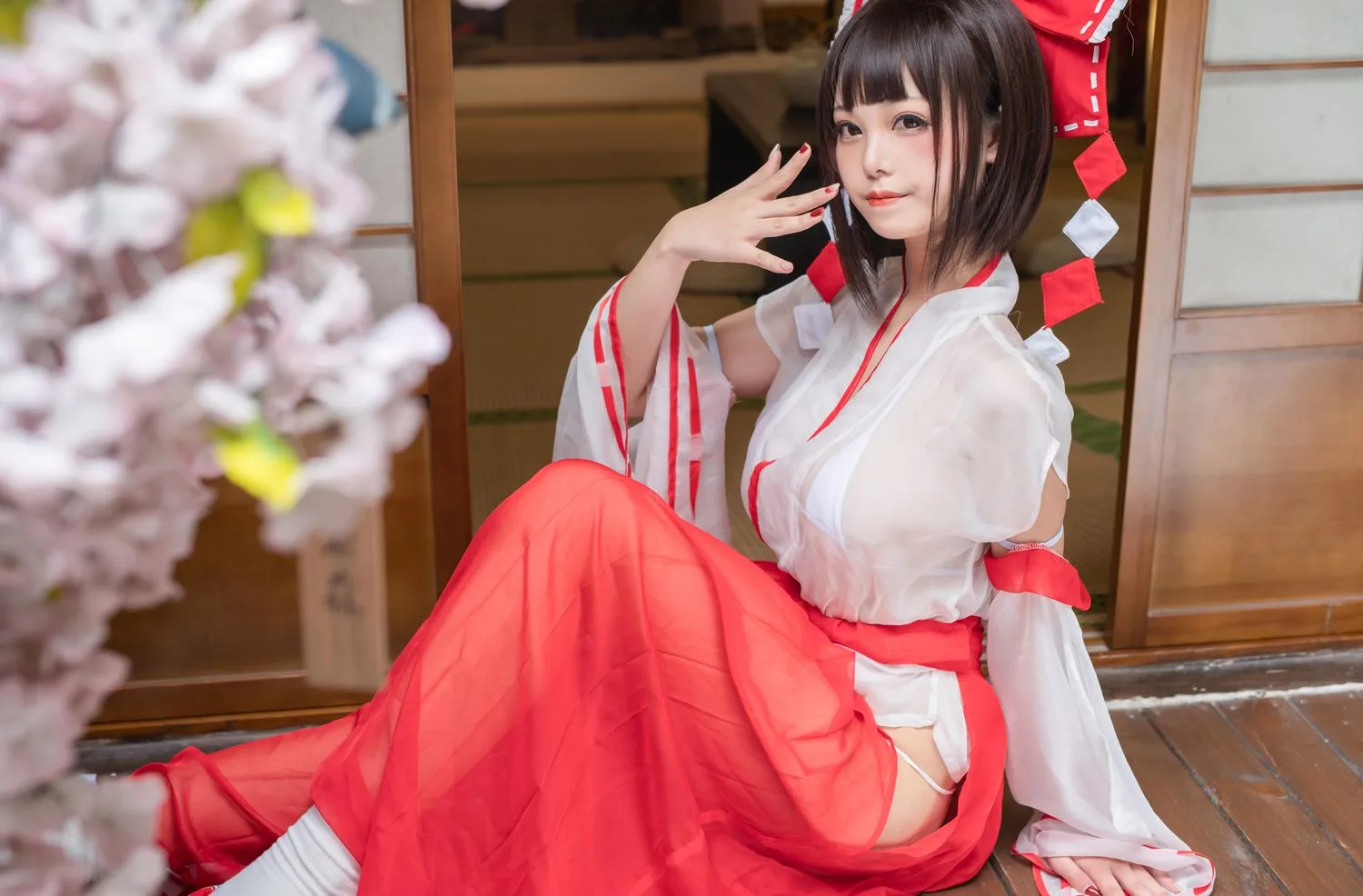 蜜汁猫裘 NO.043 透明巫女姐姐-正片 [41P]插图9