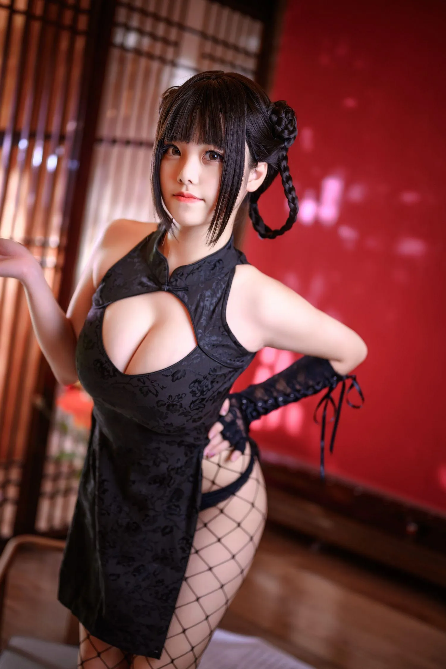 蜜汁猫裘 NO.058 魔女旗袍 [56P]插图2