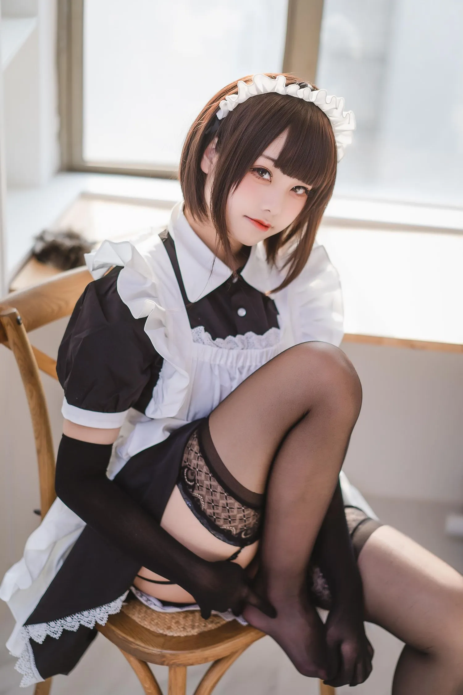 蜜汁猫裘 NO.059 民宿 女仆 [50P]插图1