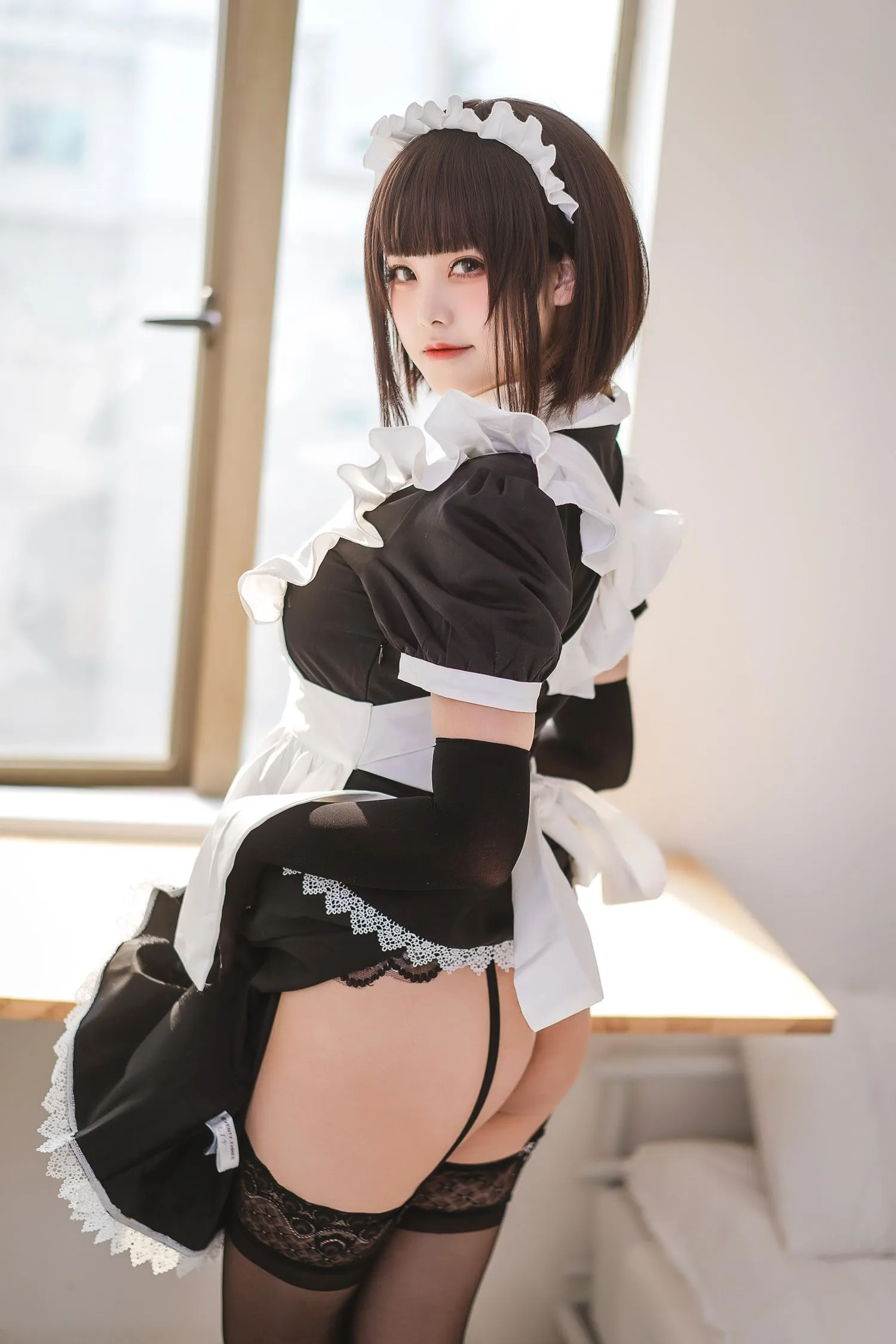 蜜汁猫裘 NO.059 民宿 女仆 [50P]插图9