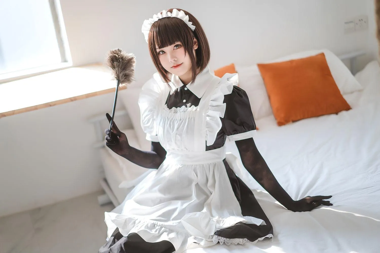 蜜汁猫裘 NO.059 民宿 女仆 [50P]插图5