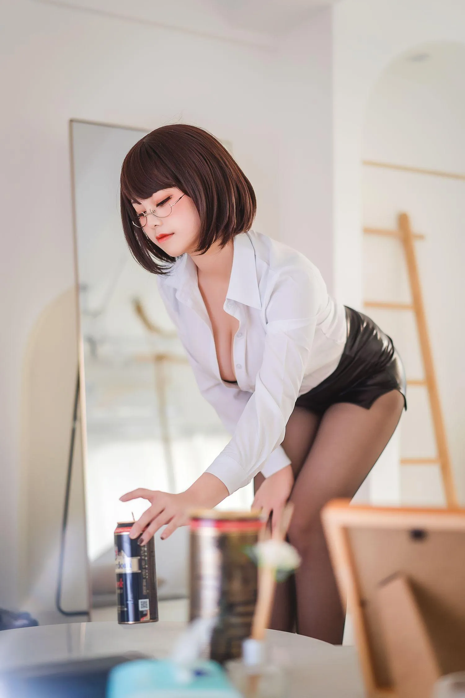 蜜汁猫裘 NO.062 醉OL [52P]插图7