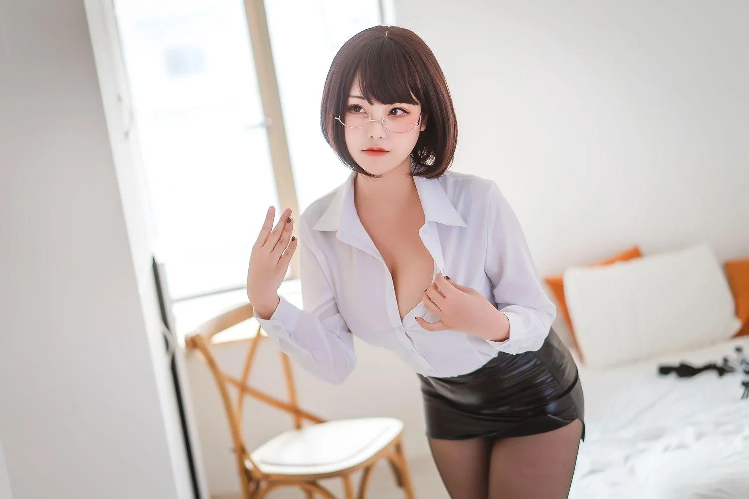 蜜汁猫裘 NO.062 醉OL [52P]插图1