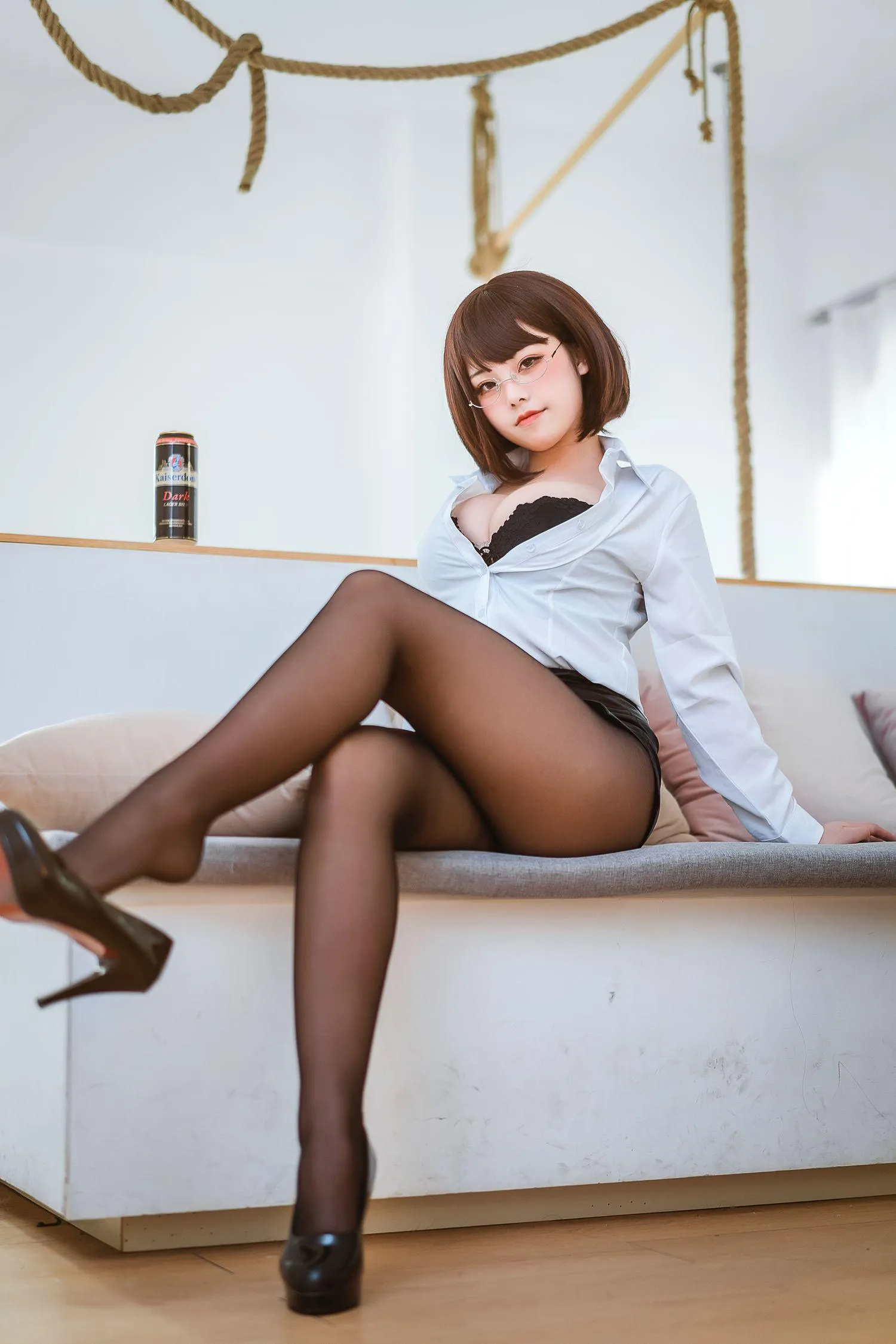 蜜汁猫裘 NO.062 醉OL [52P]插图