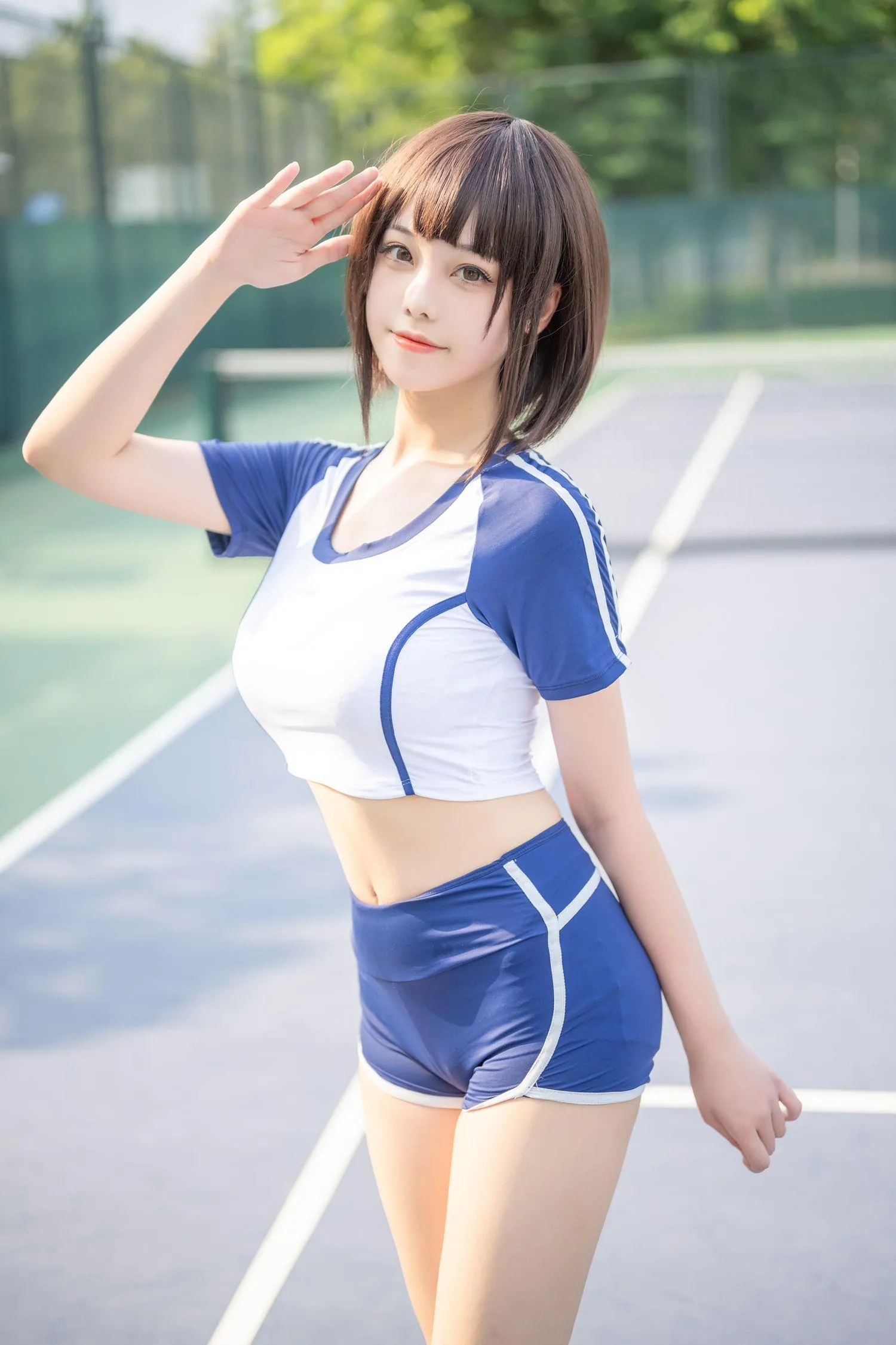 蜜汁猫裘 NO.066 体操服 [50P]插图8