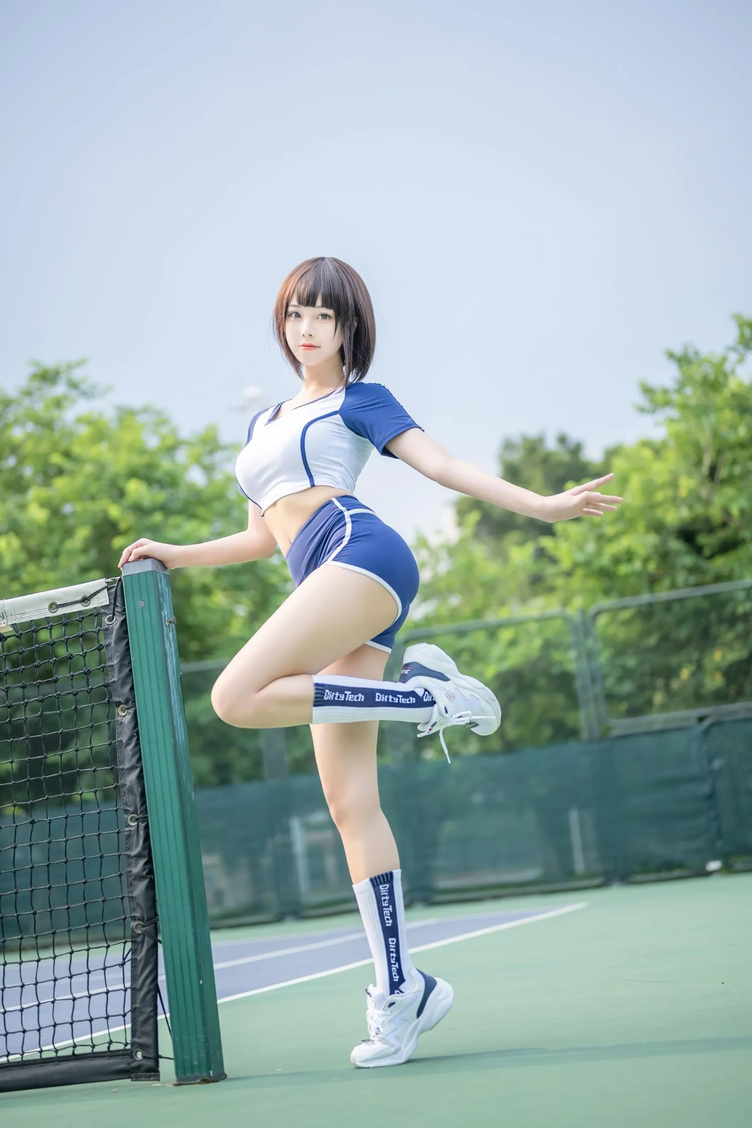 蜜汁猫裘 NO.066 体操服 [50P]插图7