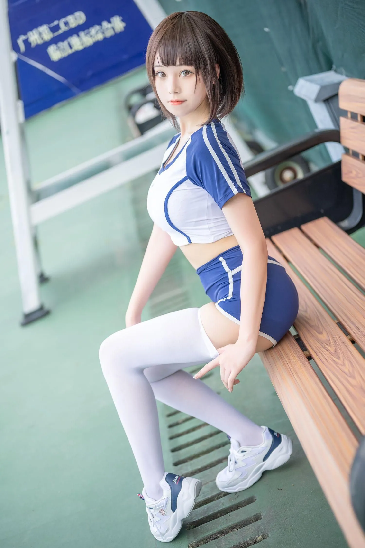 蜜汁猫裘 NO.066 体操服 [50P]插图5