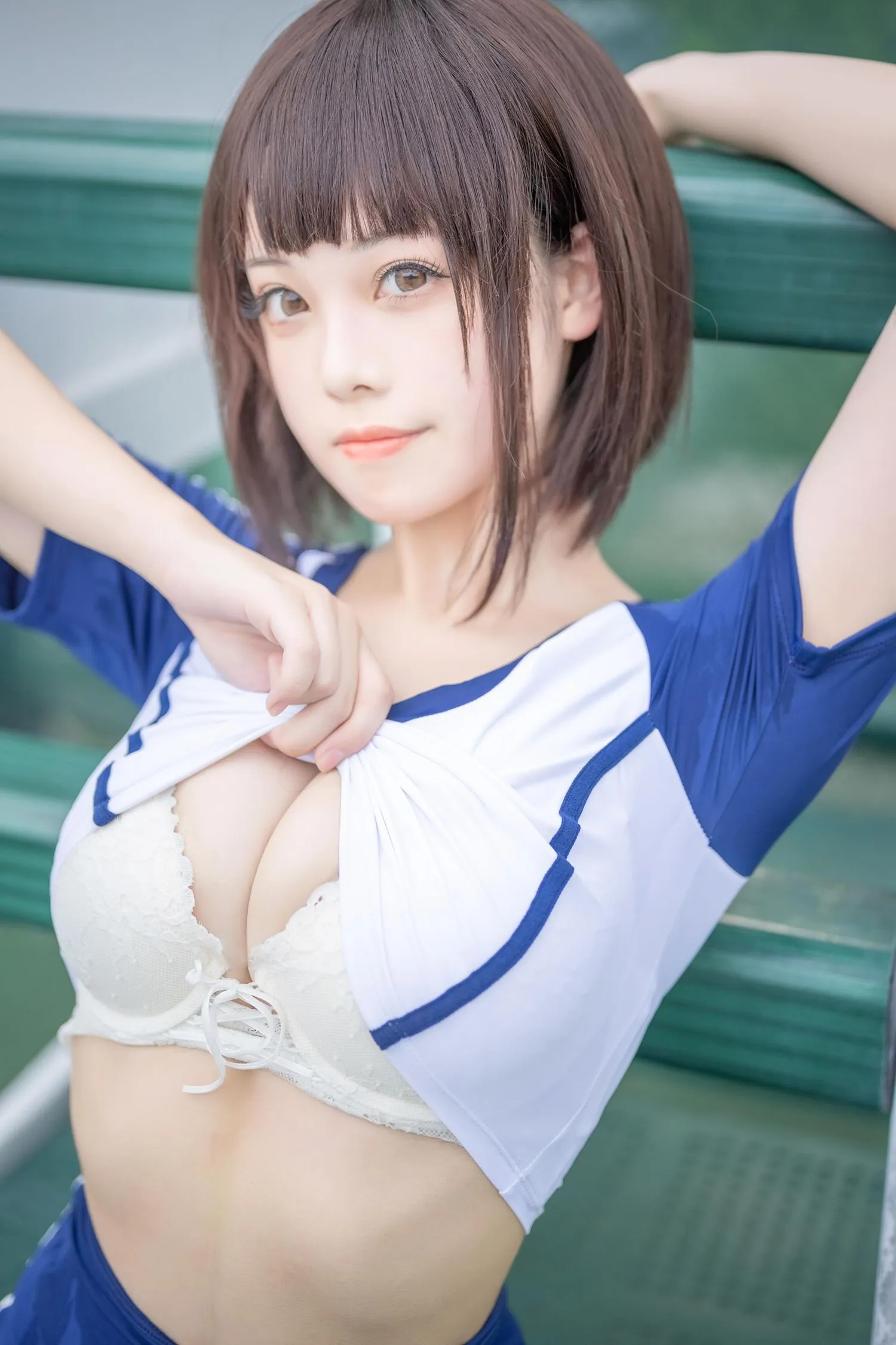 蜜汁猫裘 NO.066 体操服 [50P]插图8