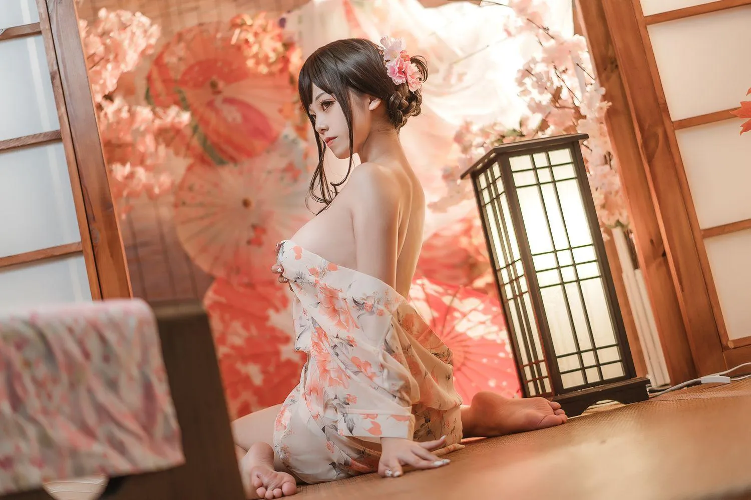 蜜汁猫裘 NO.067 浴娘 [37P]插图5