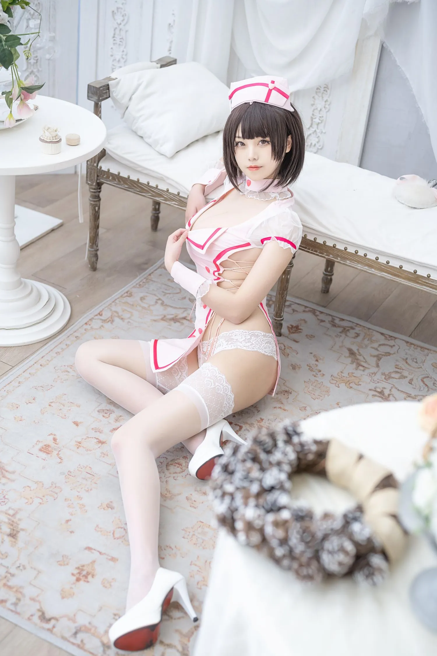 蜜汁猫裘 NO.071 小护士 [61P]插图9