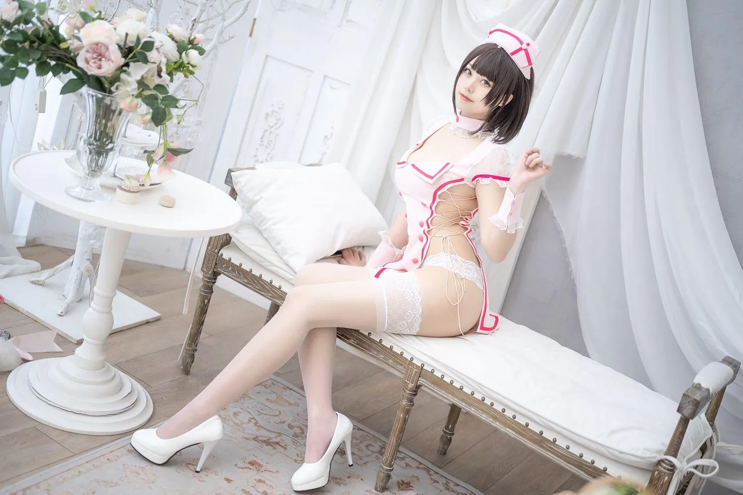 蜜汁猫裘 NO.071 小护士 [61P]插图7