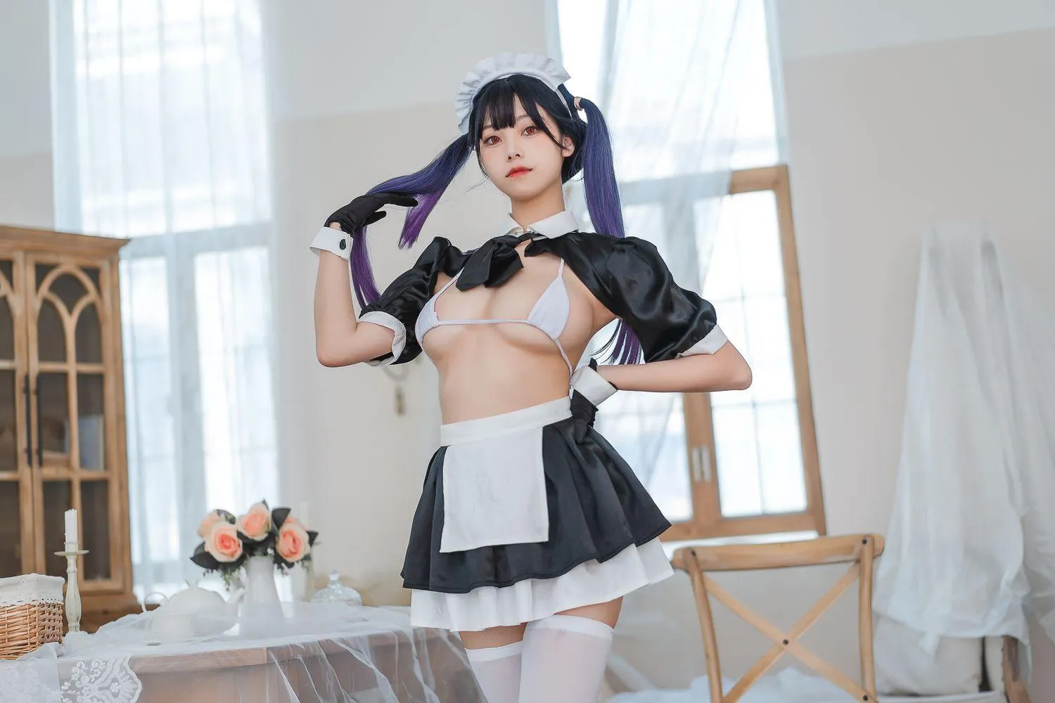 蜜汁猫裘 NO.078 工作女仆 [50P]插图7