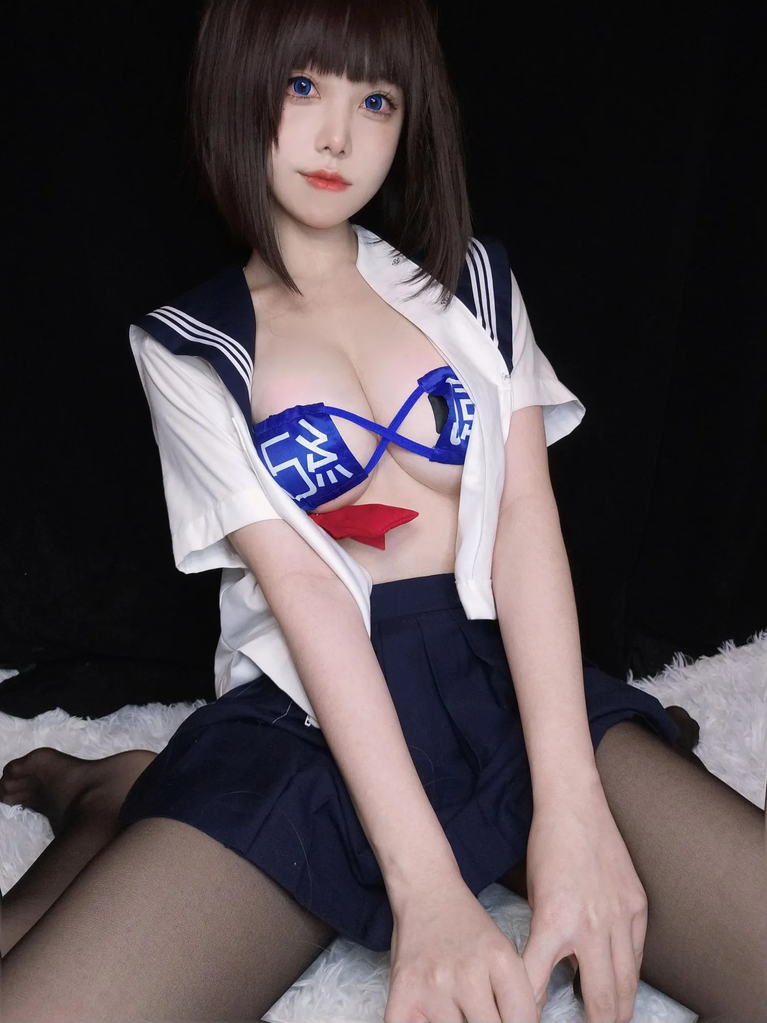蜜汁猫裘 NO.083 坏学妹自拍 [38P]插图6