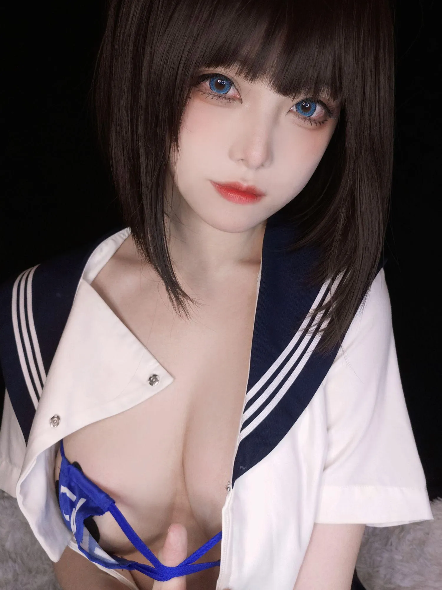 蜜汁猫裘 NO.083 坏学妹自拍 [38P]插图3