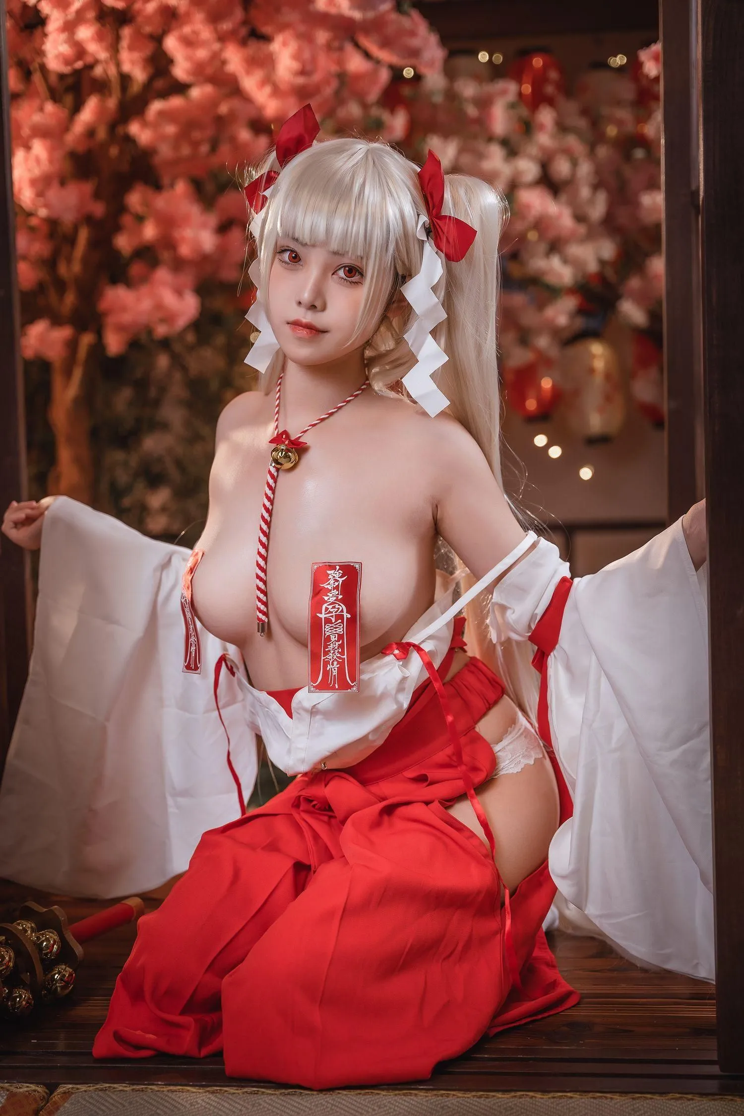 蜜汁猫裘 NO.085 可畏巫女 [50P]插图7