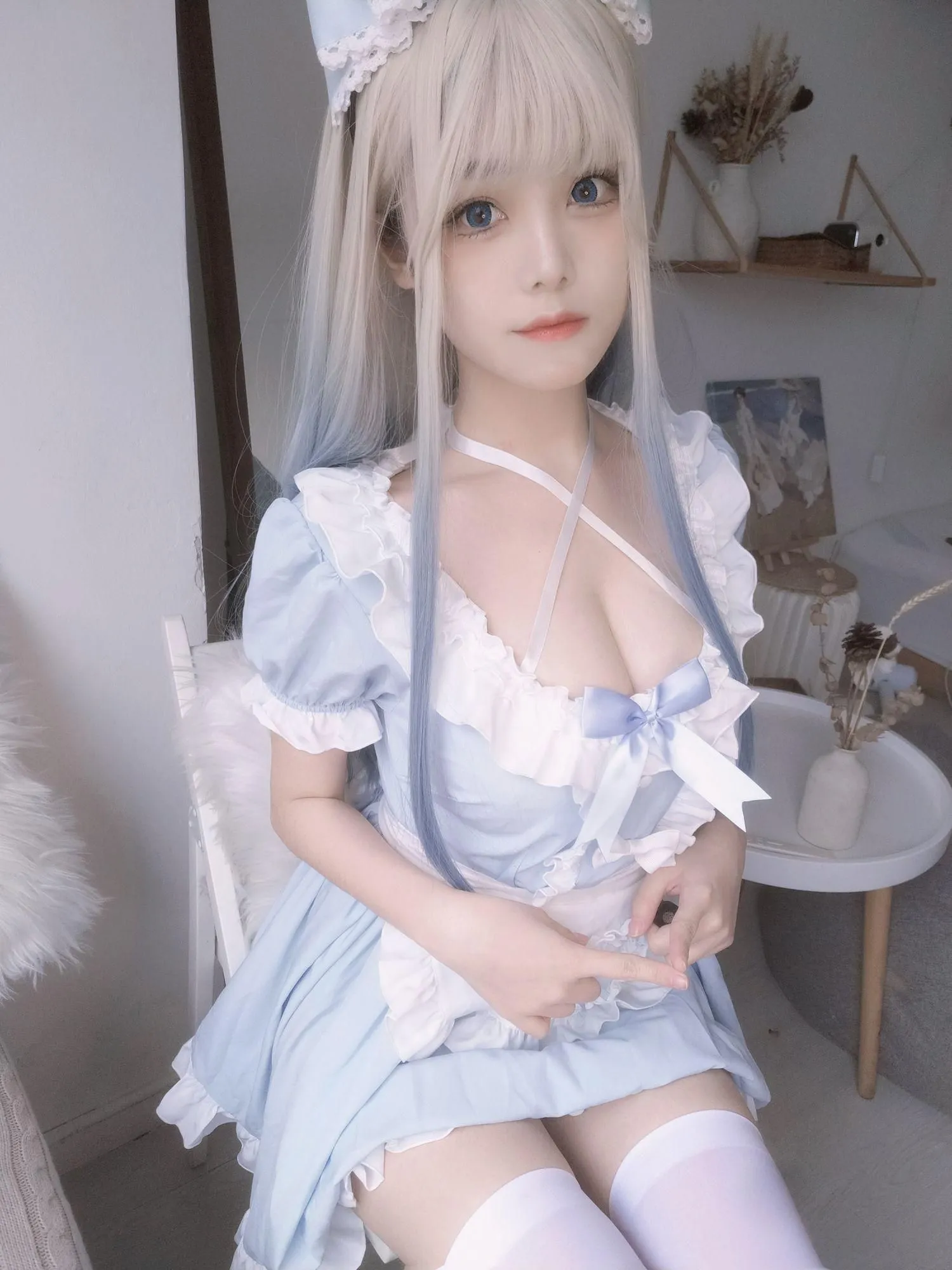 蜜汁猫裘 NO.086 蓝baby [27P]插图7