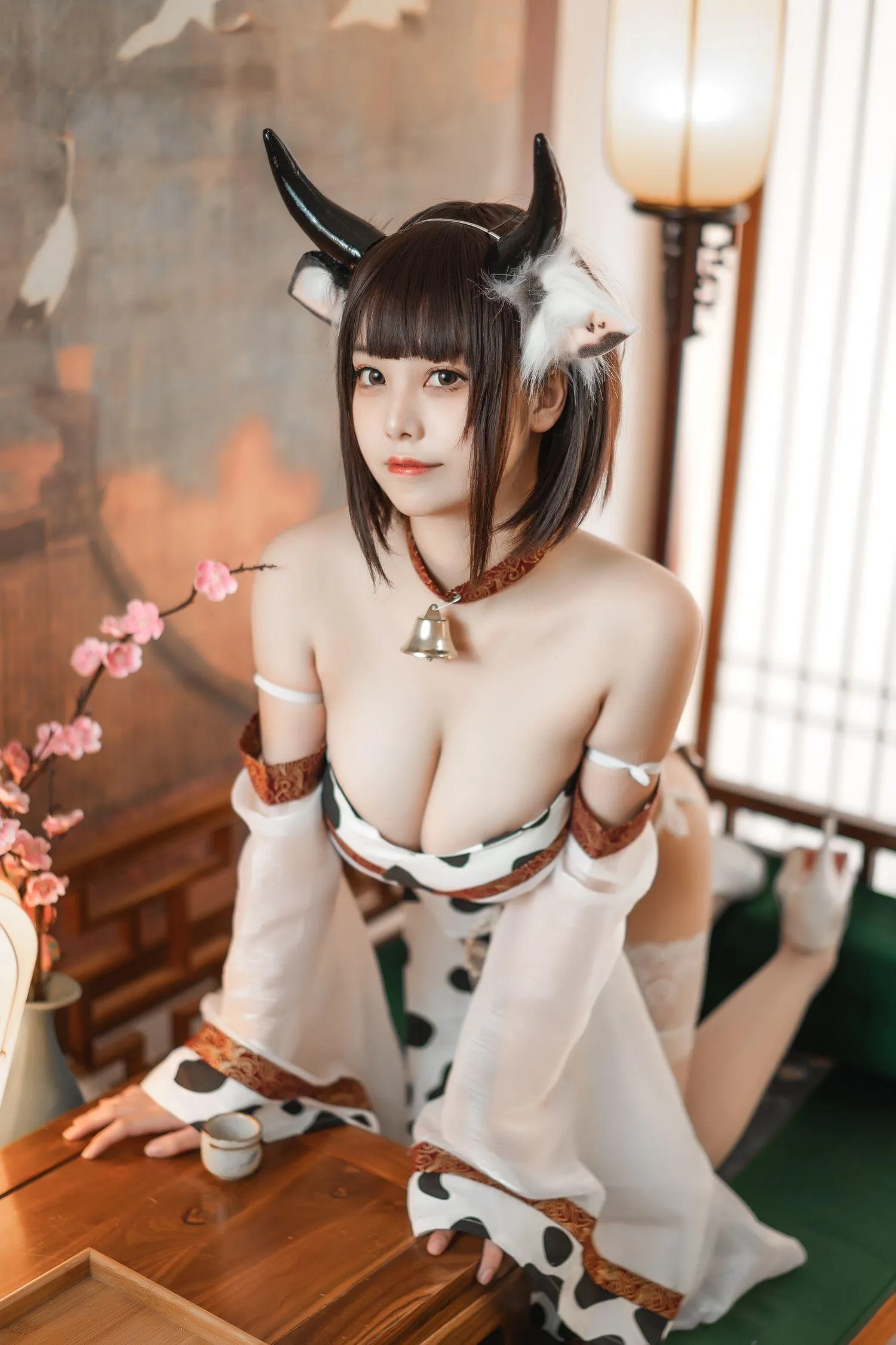 蜜汁猫裘 NO.087 奶牛 [50P]插图6