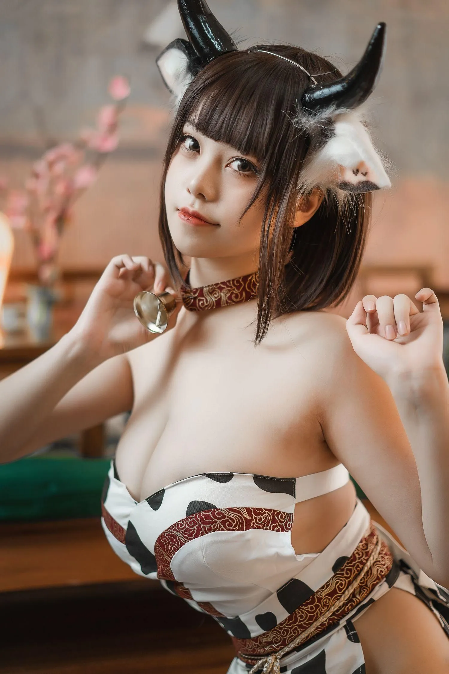 蜜汁猫裘 NO.087 奶牛 [50P]插图9