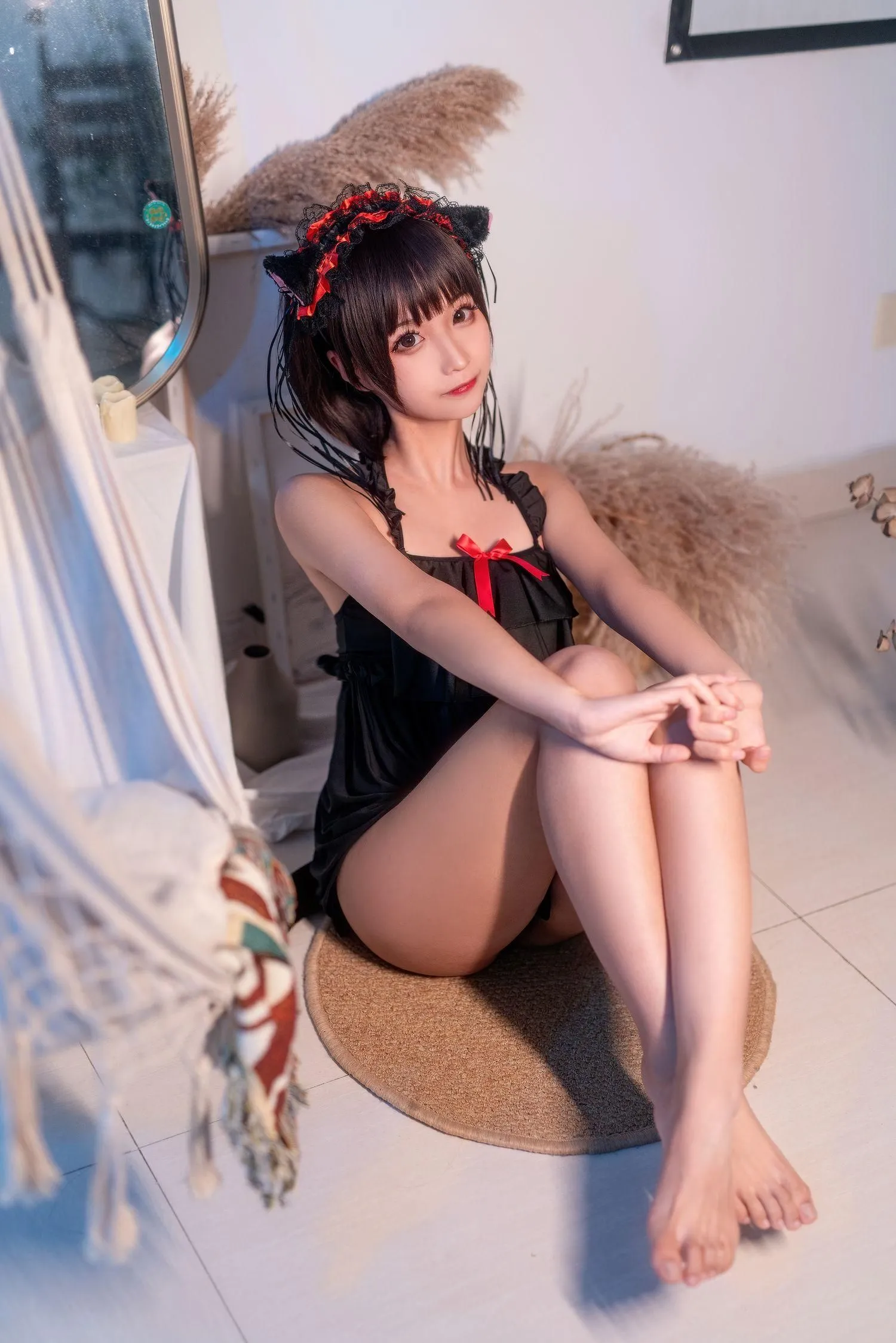 蠢沫沫 NO.053 黑睡裙 [40P]插图2