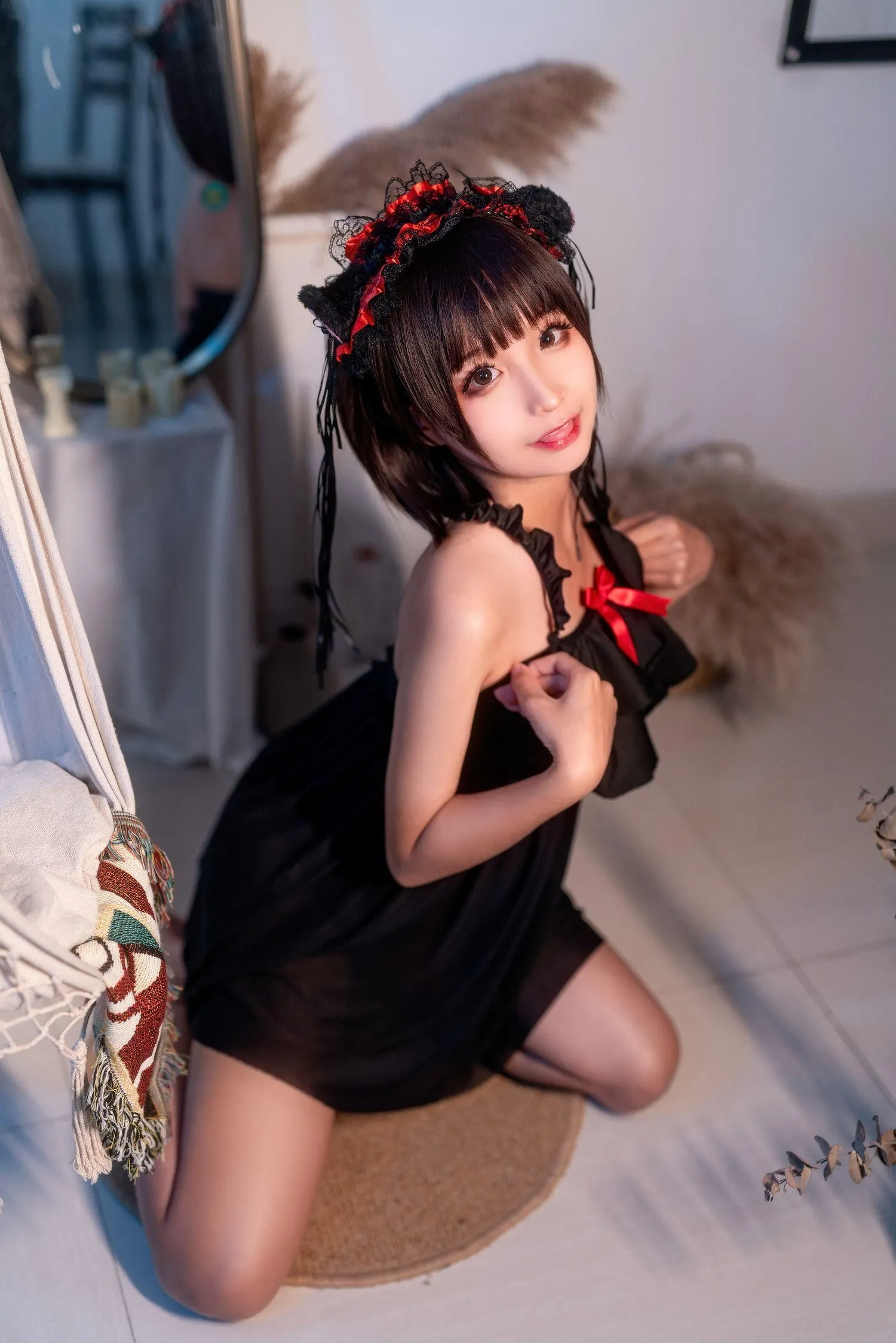 蠢沫沫 NO.053 黑睡裙 [40P]插图6