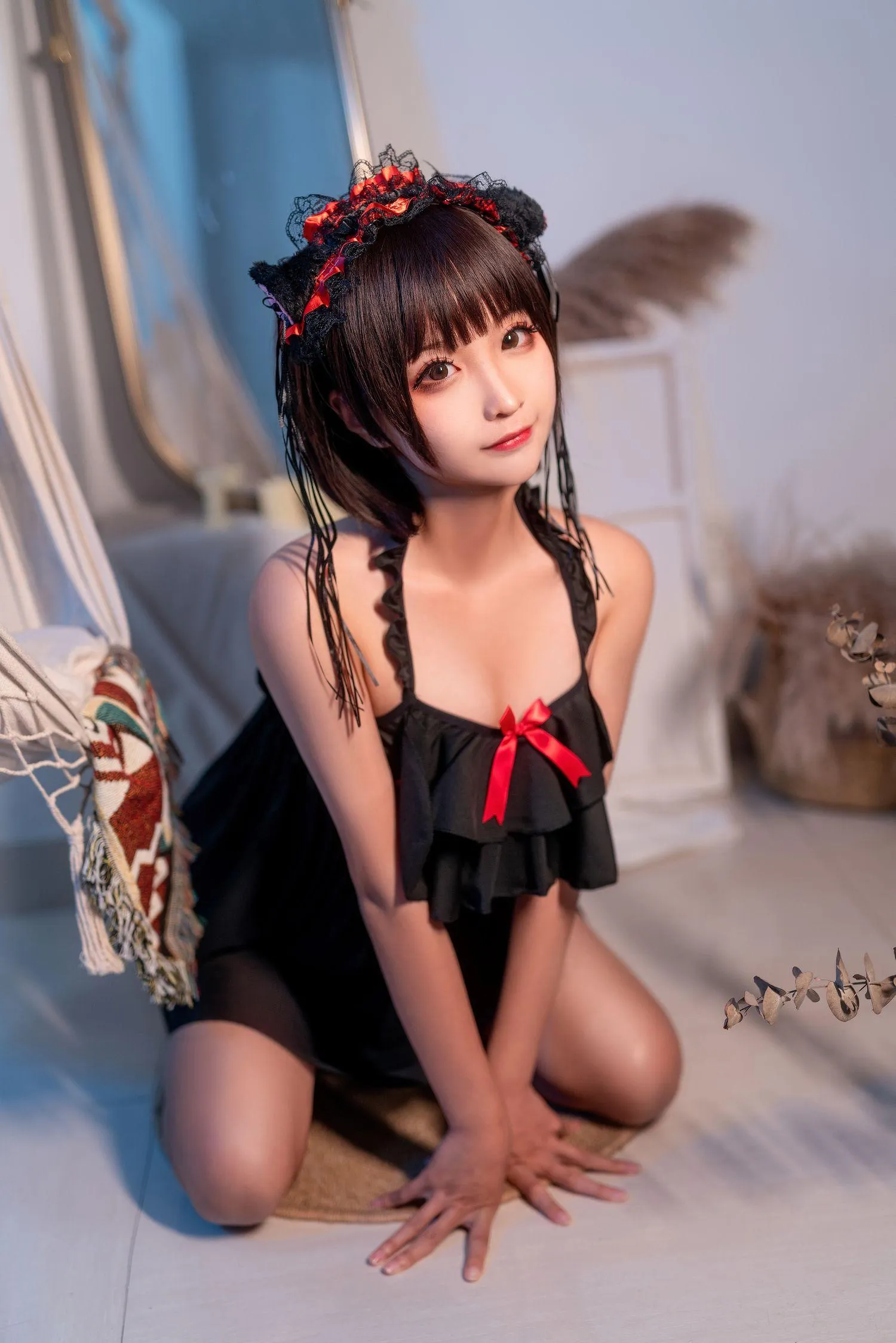蠢沫沫 NO.053 黑睡裙 [40P]插图8