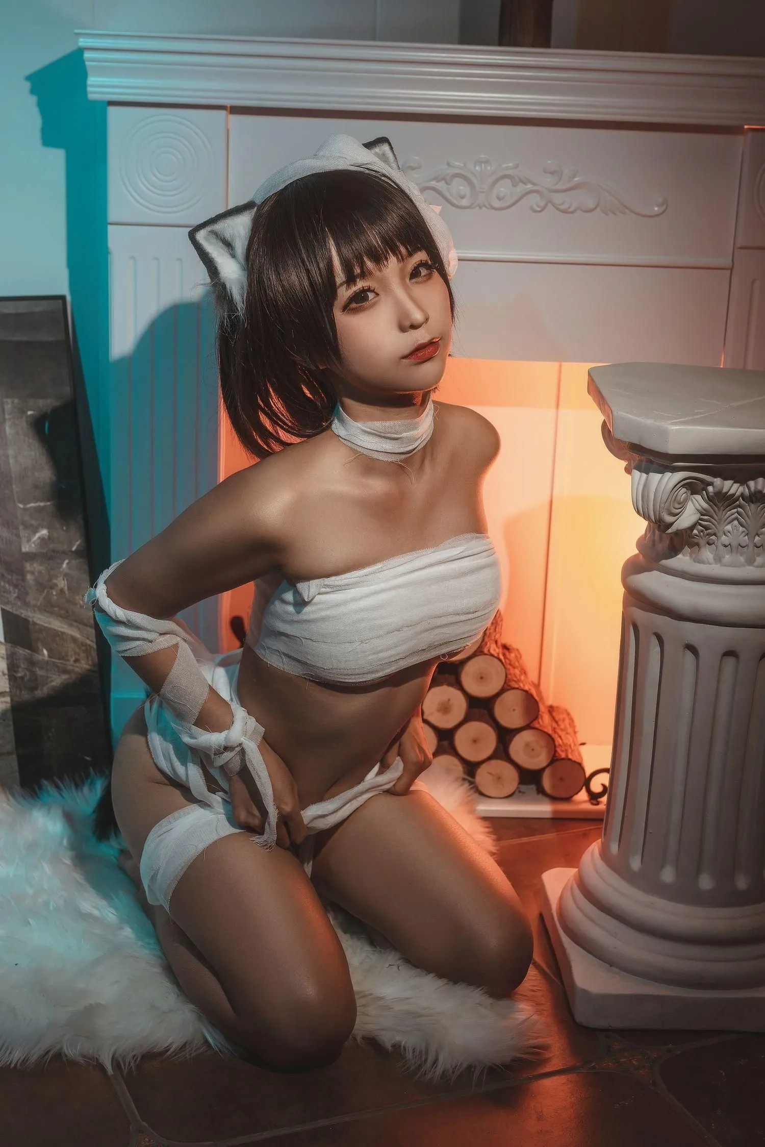 蠢沫沫 NO.056 绷带猫 [40P]插图2