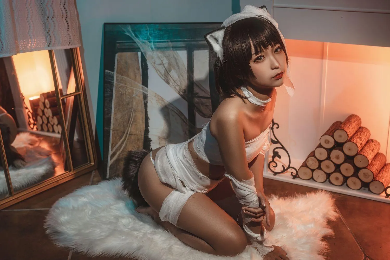 蠢沫沫 NO.056 绷带猫 [40P]插图8