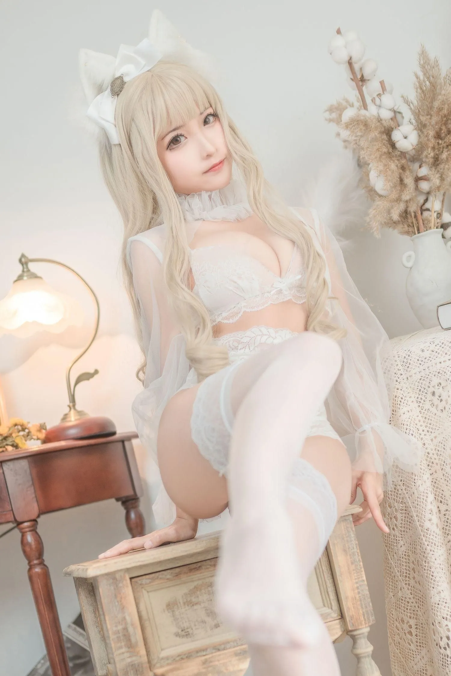蠢沫沫 NO.058 白猫 [40P]插图6